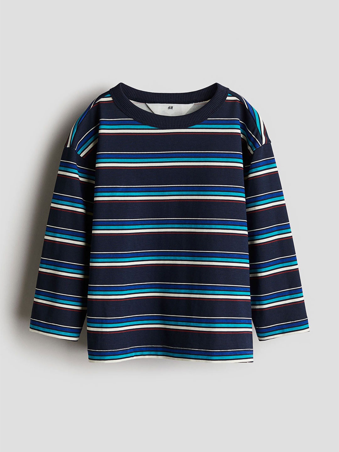 

H&M Long-sleeved T-shirt, Navy blue