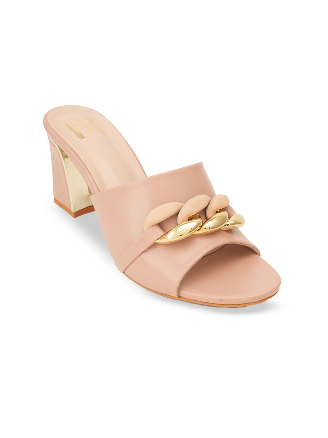 

Bella Rosa Block Sandals, Nude