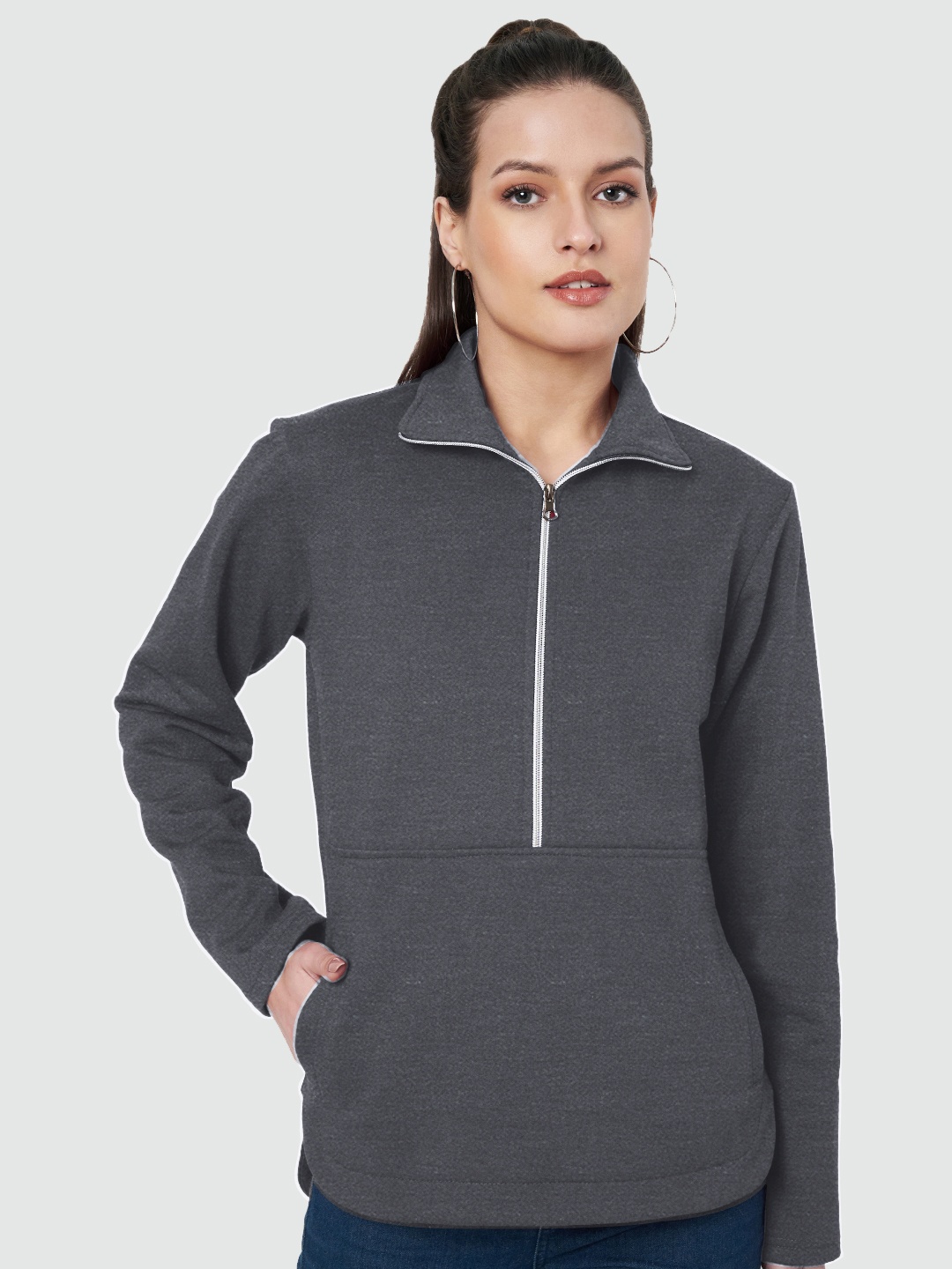 

BRINNS Women Sweatshirt, Charcoal