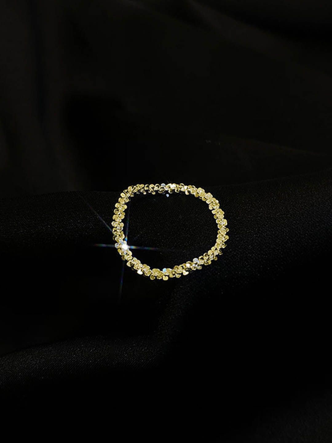 

StyleCast Gold-Toned Gold-Plated Adjustable Finger Ring