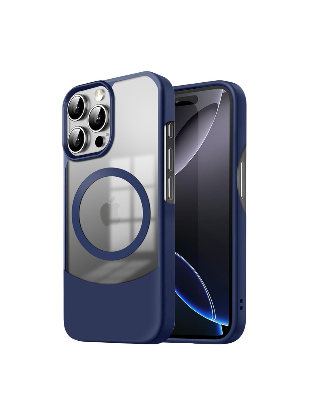 

Karwan Ultra-Hybrid Shockproof With Mag-Safe iPhone 14 Pro Back Case, Blue