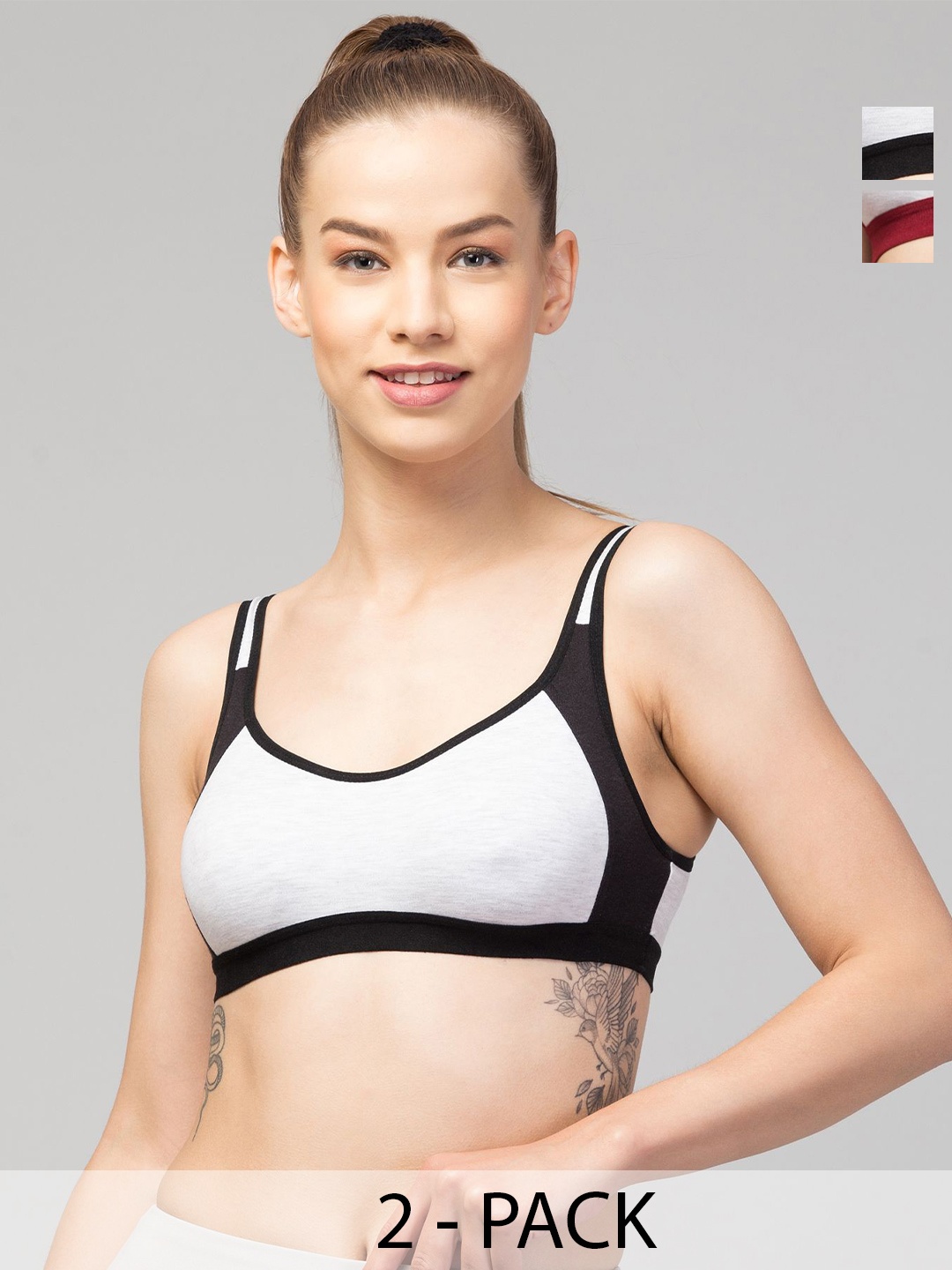 

CKARFE Full Coverage Bra, Black