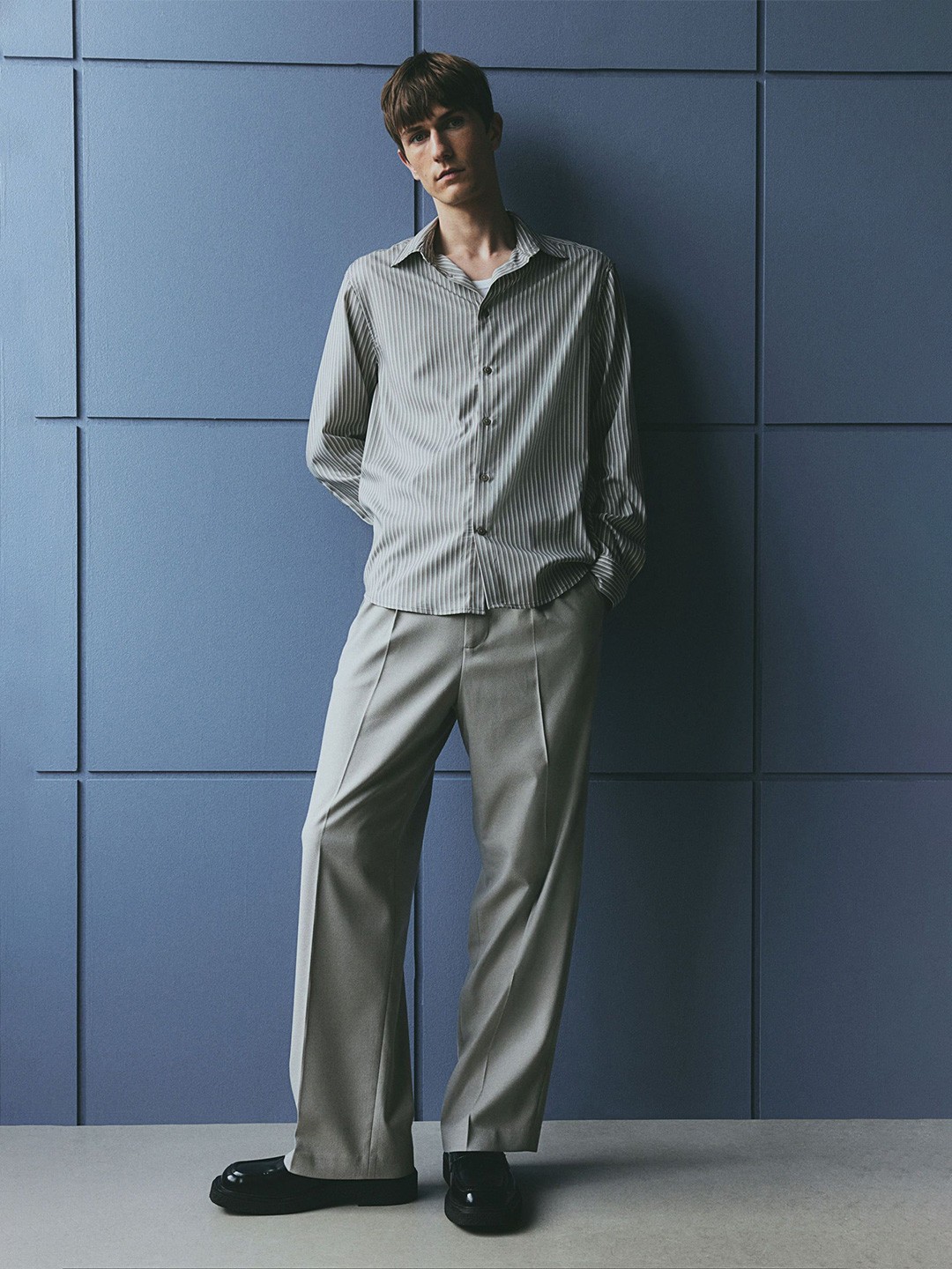 

H&M Regular Fit Shirt, Beige