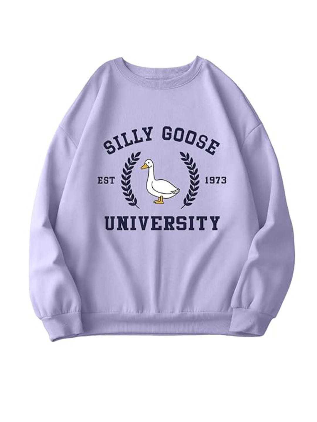 

KASHIAN Women Printed Sweatshirt, Lavender
