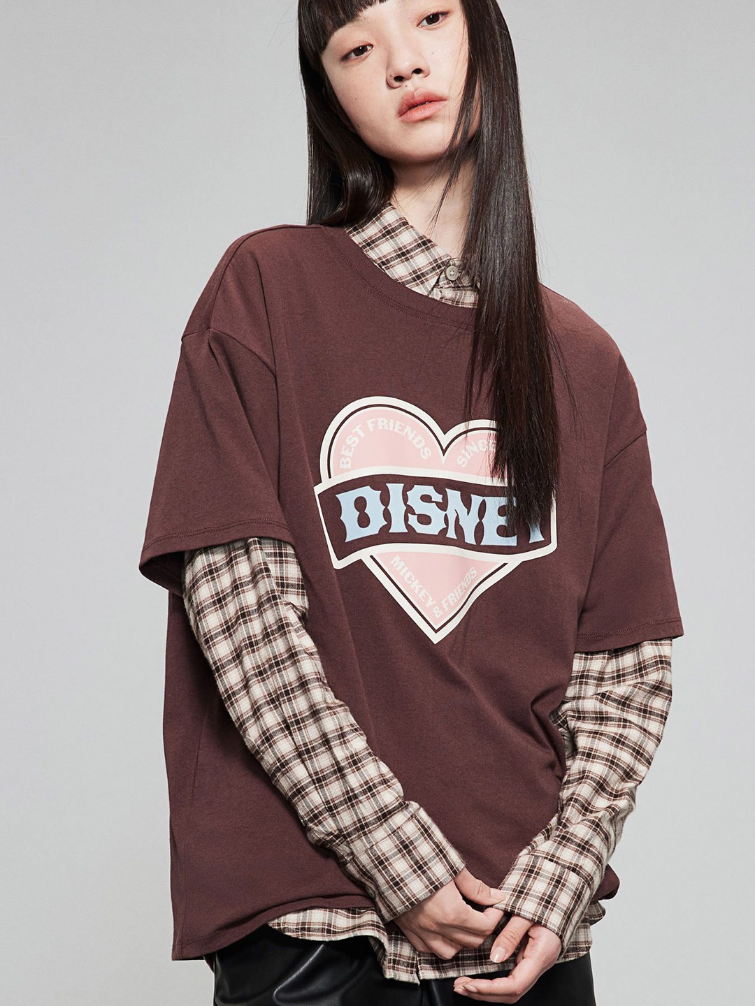 

H&M Boxy-Style Printed T-shirt, Brown