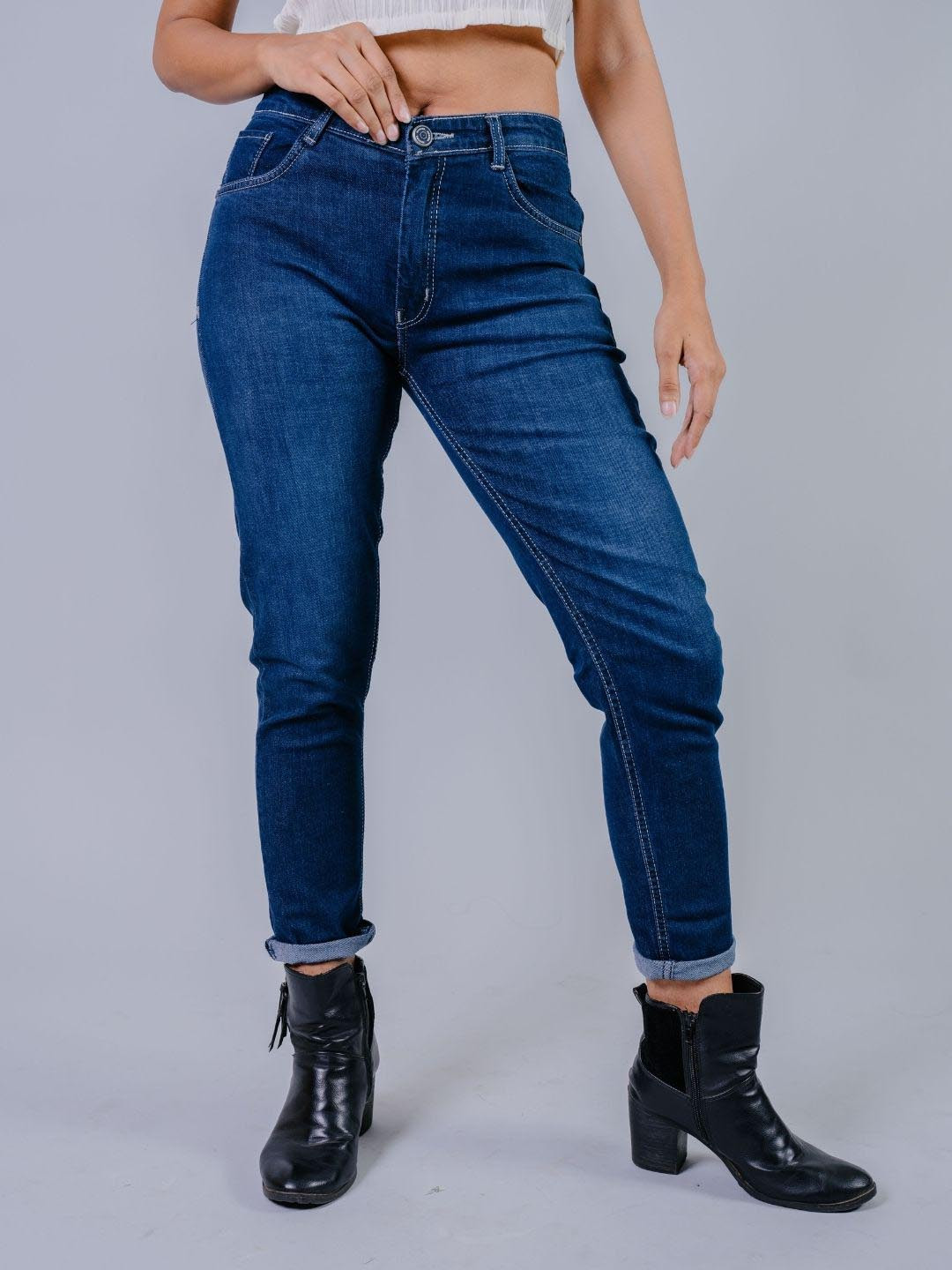 

Wasomii Women Jean Skinny Fit Stretchable Jeans, Blue