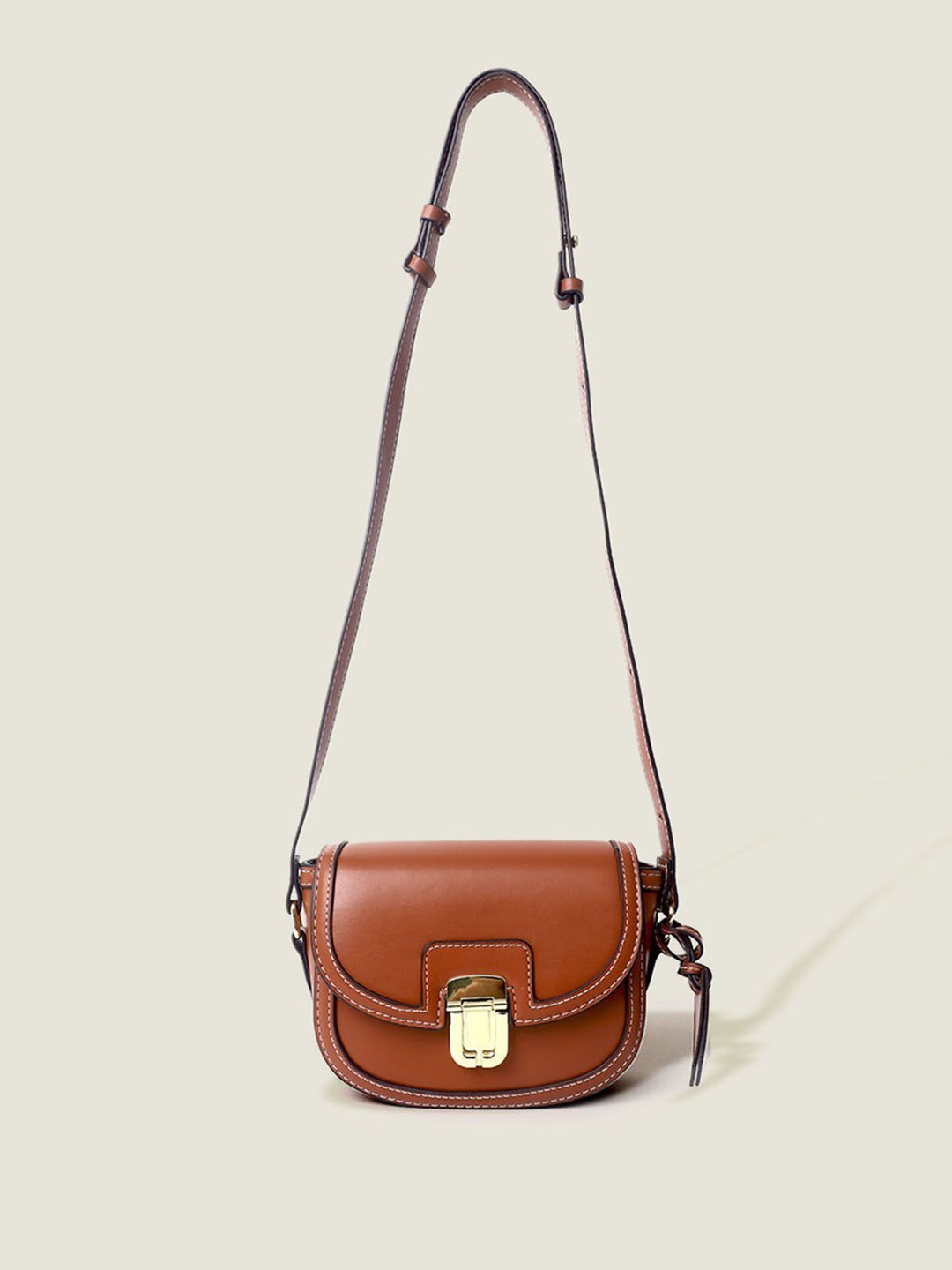 

StyleCast PU Structured Sling Bag, Brown