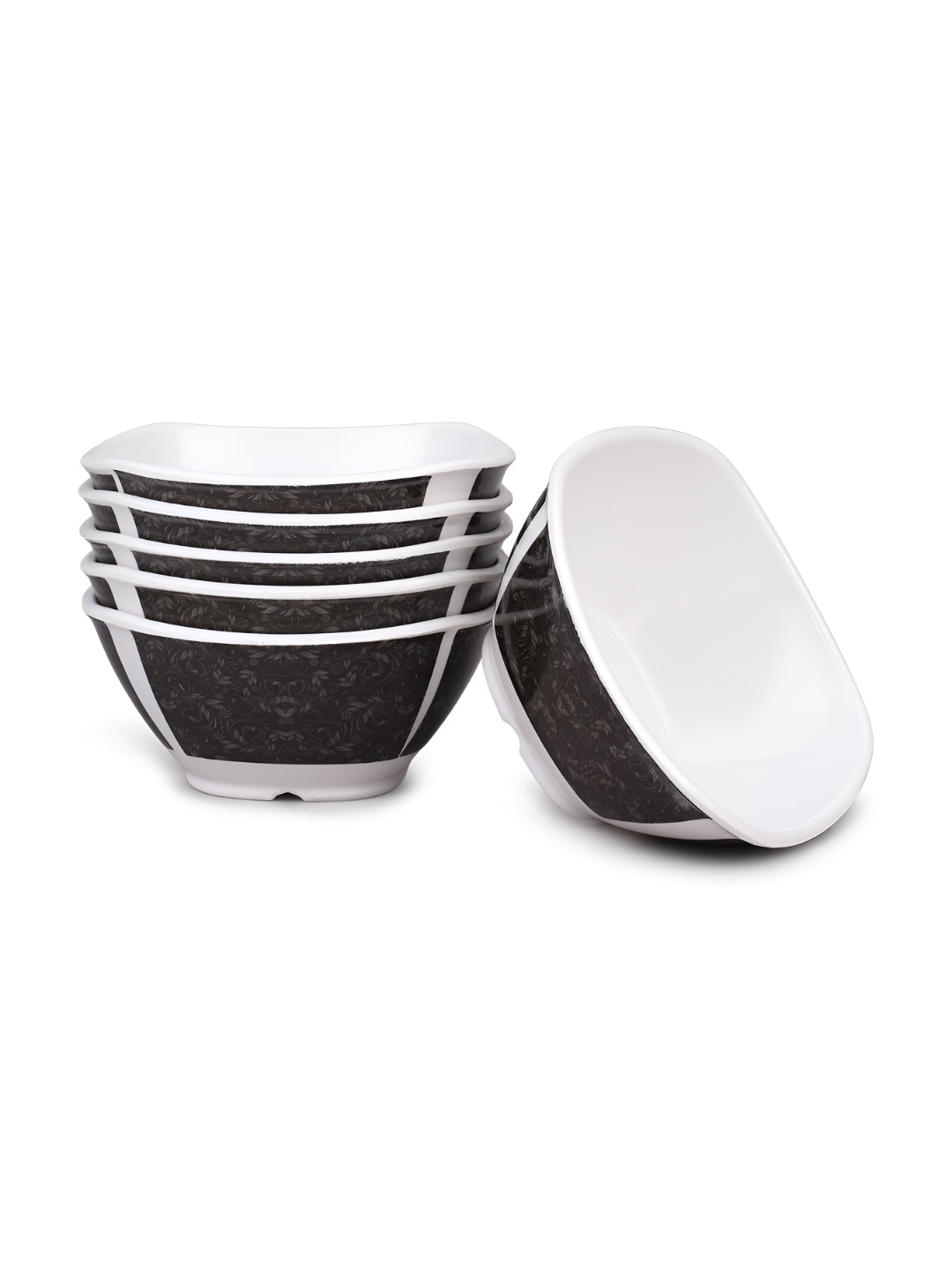 

Bataniya Black 2025 6 Pieces Melamine Dishwasher Safe Serving Bowl