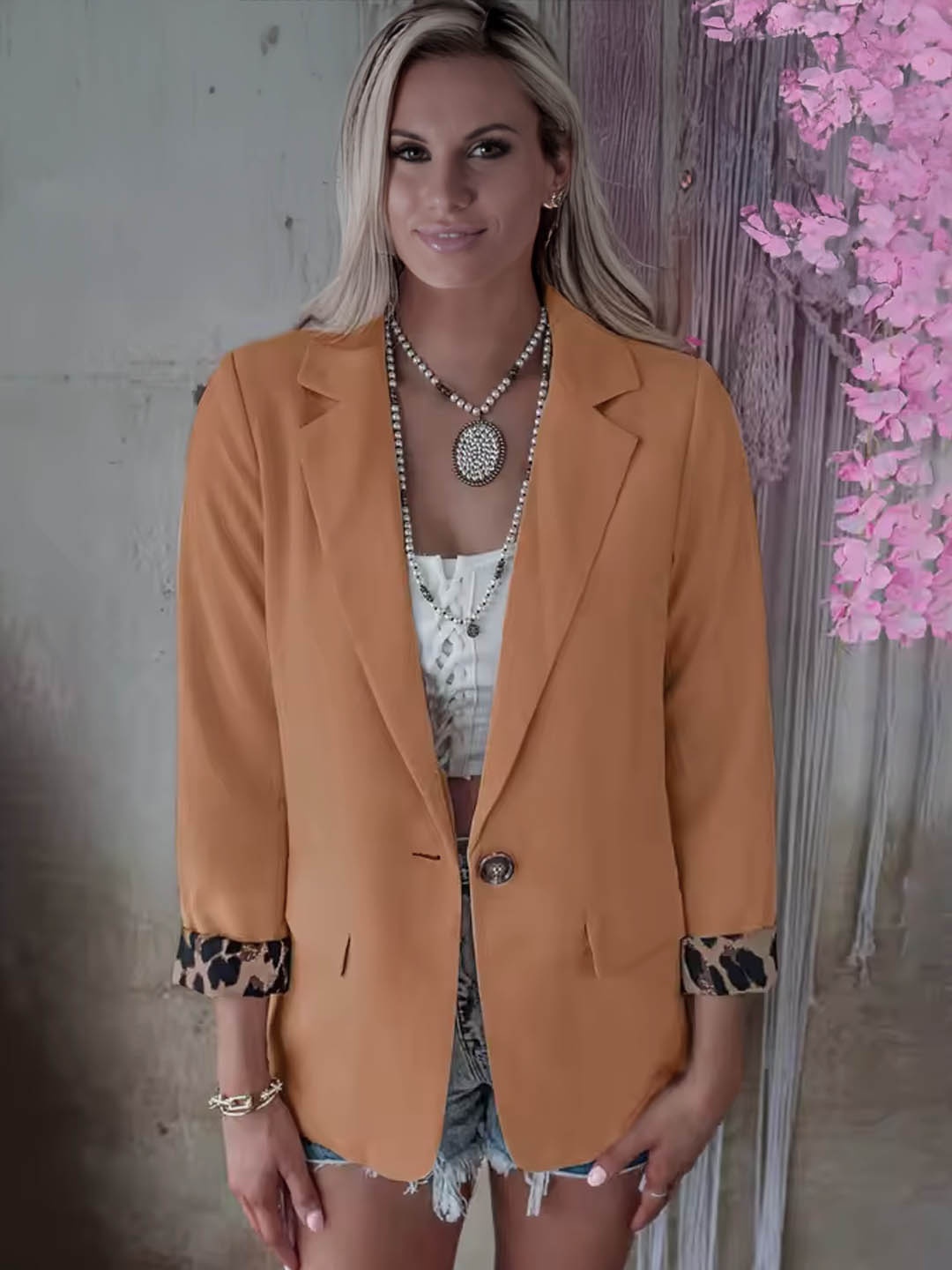 

StyleCast Women Single-Breasted Overcoat, Coffee brown