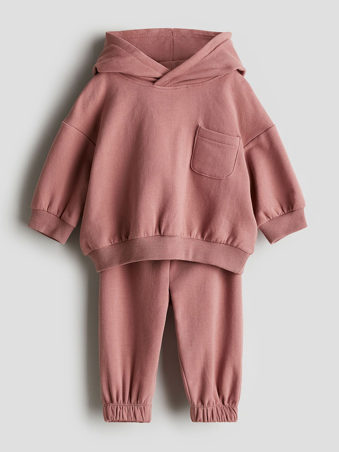 

H&M Boys 2-Piece Cotton Sweatshirt Set, Peach
