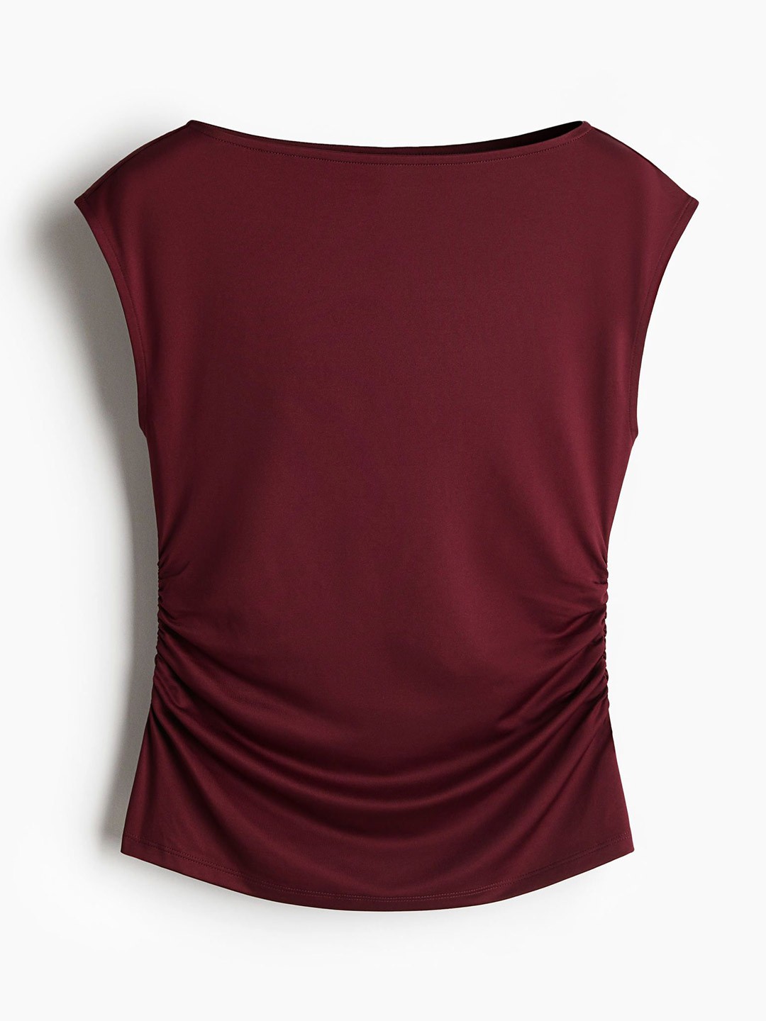 

H&M Boat-Neck Top, Red
