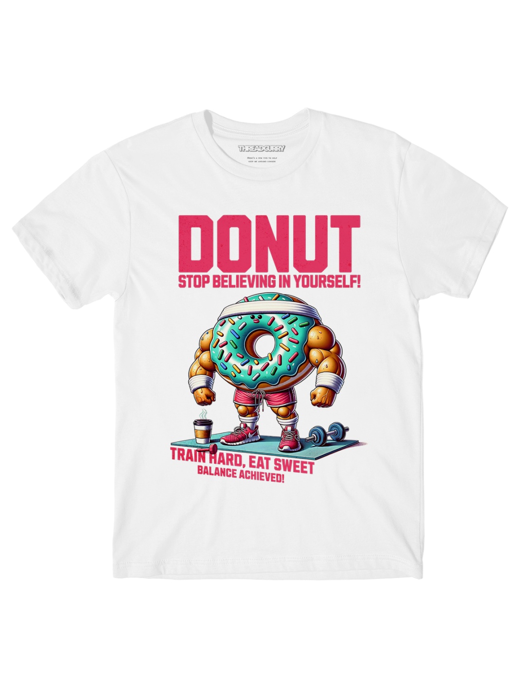

THREADCURRY Boys Graphic Printed Round Neck Cotton T-shirt, White