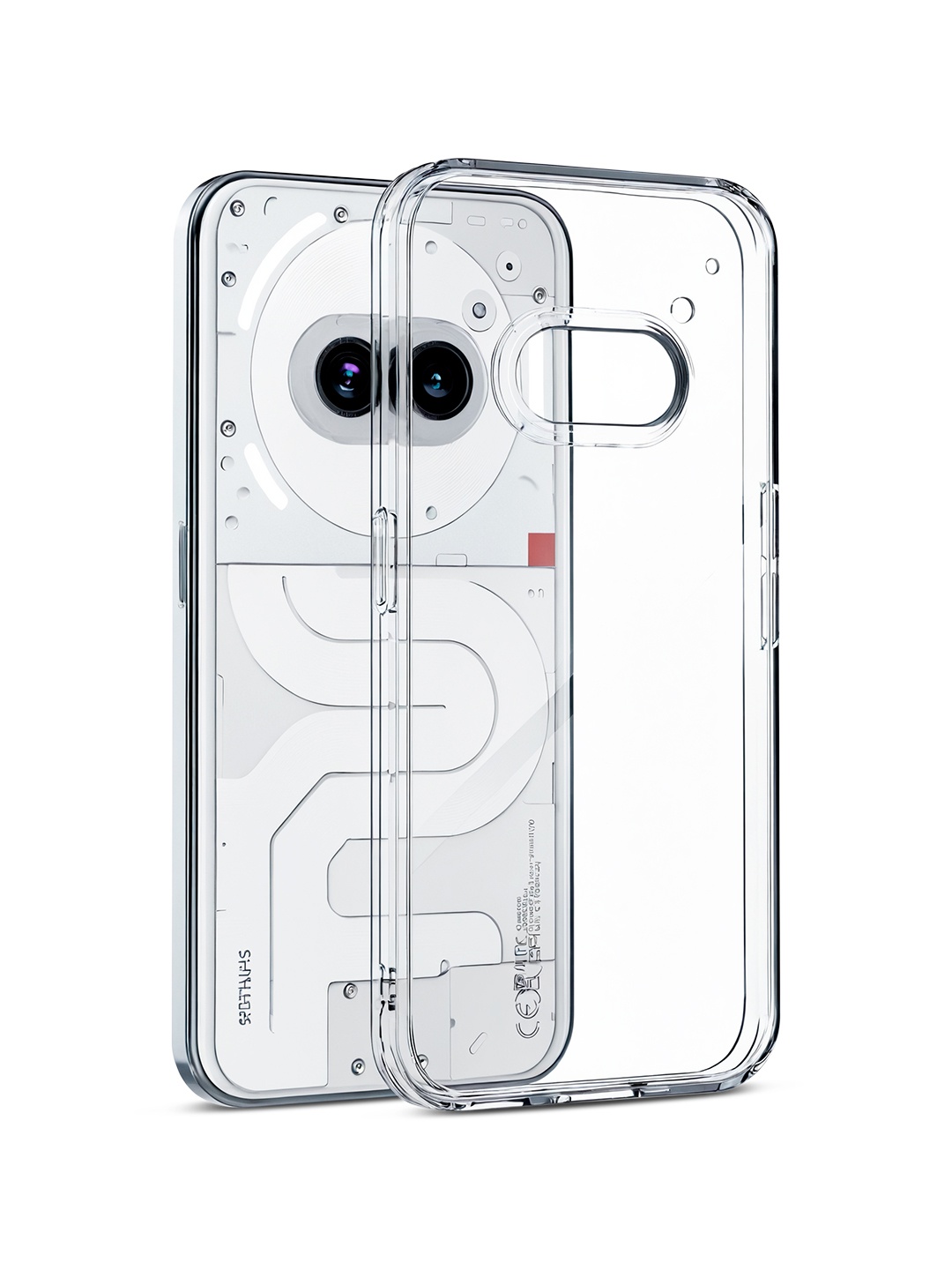

DailyObjects Frosted Clear Nothing Phone (2a) Back Case, Transparent