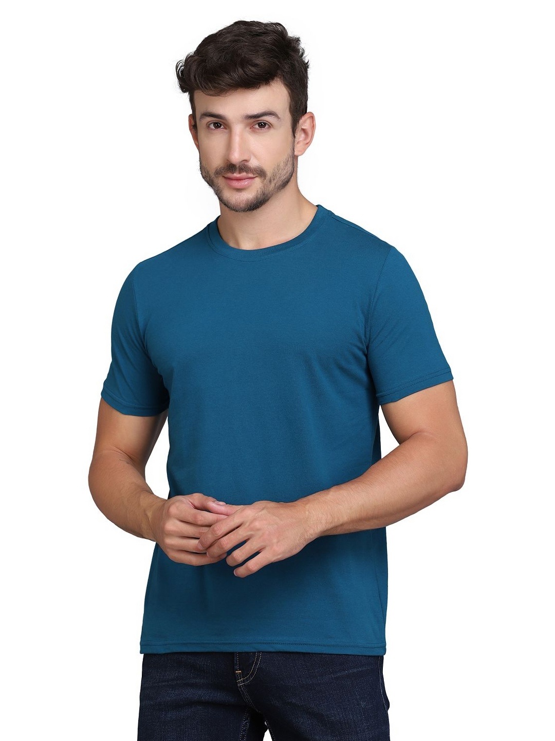 

WOOSTRO Men 2 Slim Fit T-shirt, Rust