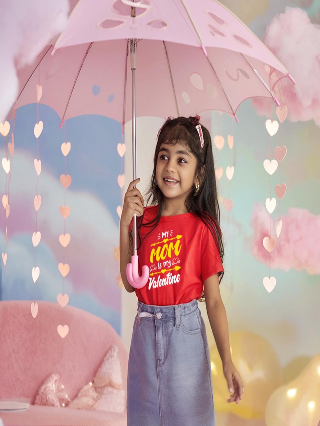 

FFLIRTYGO Kids Printed T-shirt, Navy blue