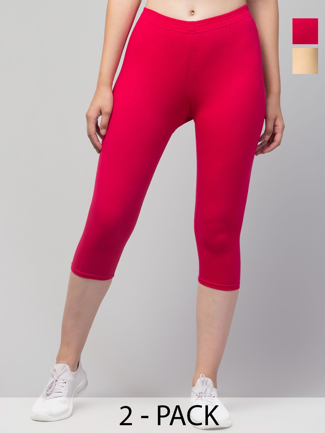 

CKARFE Women Capris, Pink