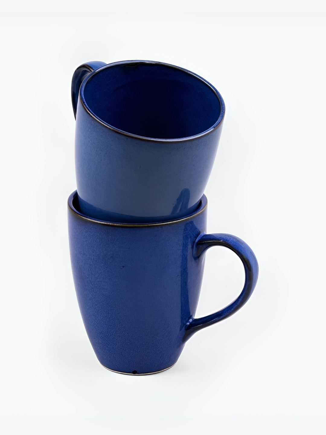 

Storepedia Blue Solid Ceramic Glossy Mugs Set of Cups and Mugs