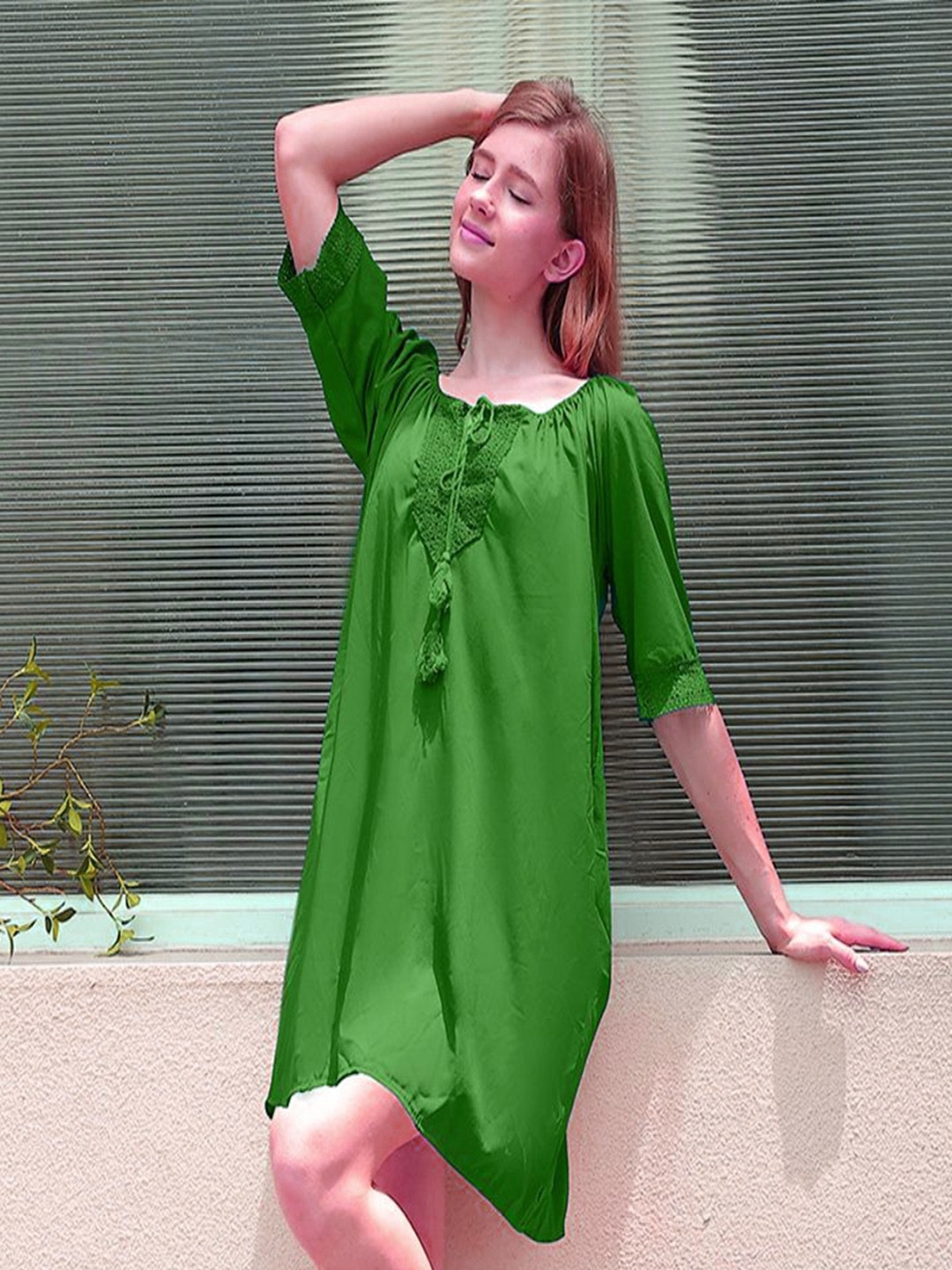 

StyleCast Women A-Line Dress, Green