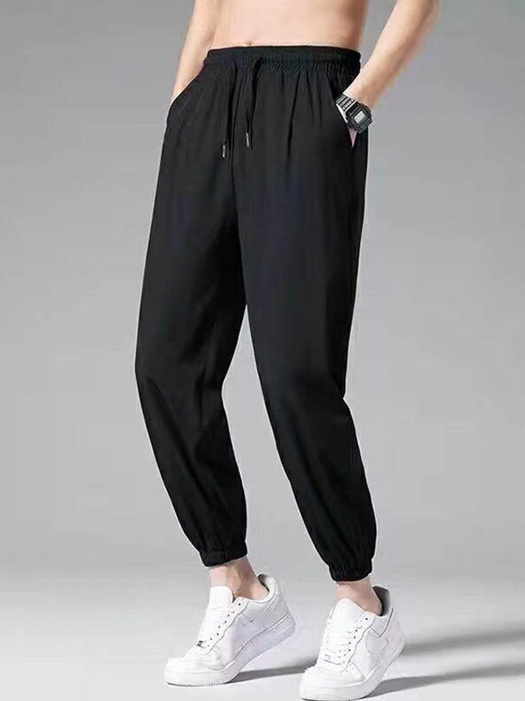 

StyleCast Men Joggers Trousers, Black