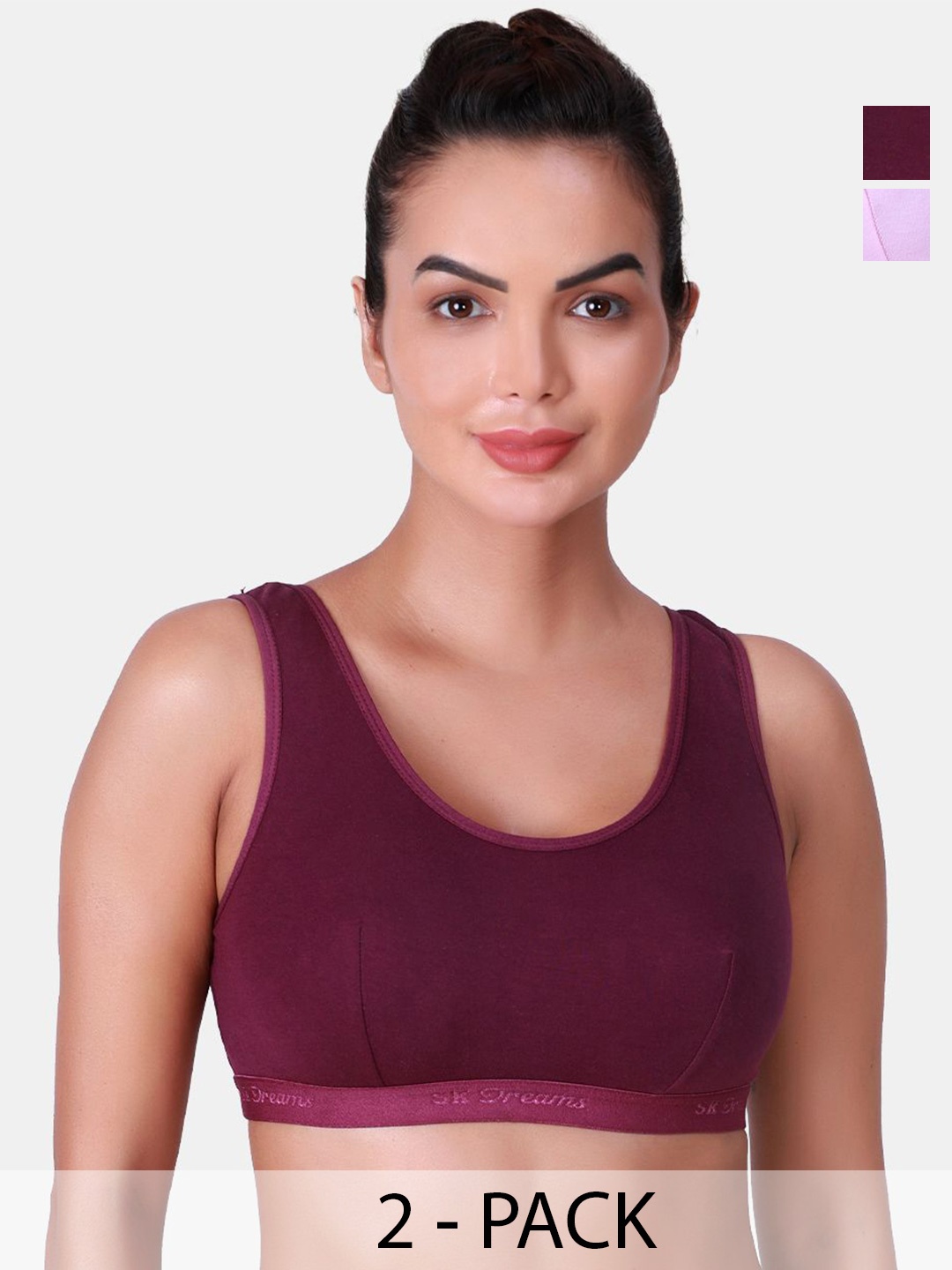 

SKDREAMS Bra Full Coverage, Pink