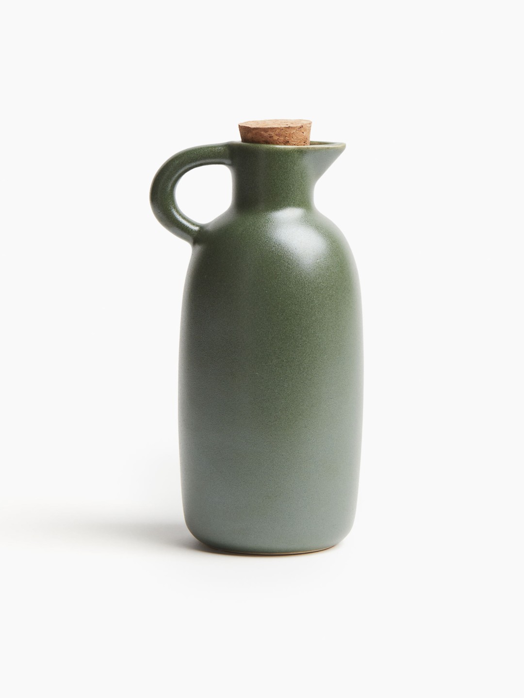 

H&M Green Stoneware Oil Bottle