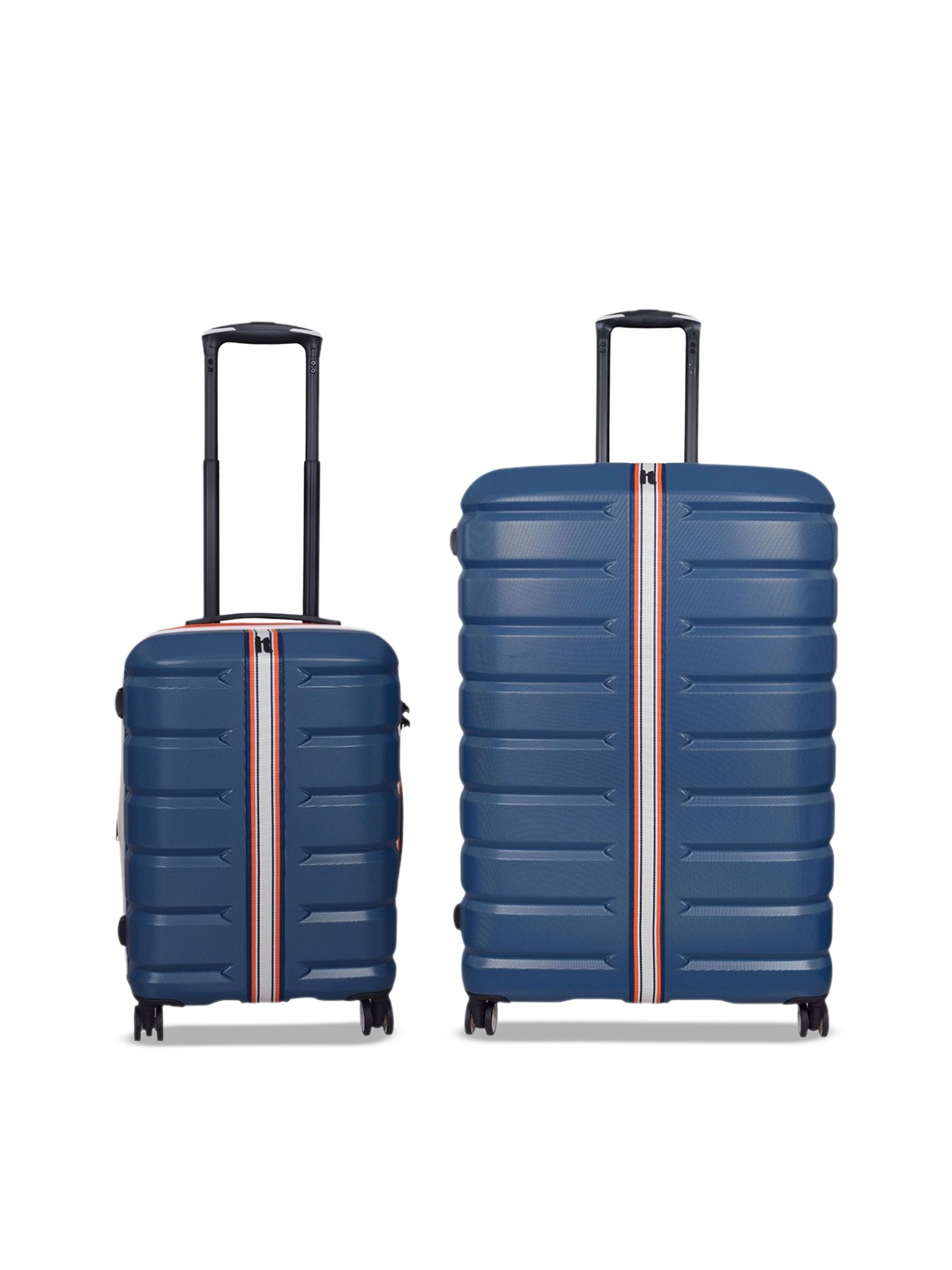 

IT luggage Set Of 2 Intertide Hard Sided Large Trolly Bag, Blue
