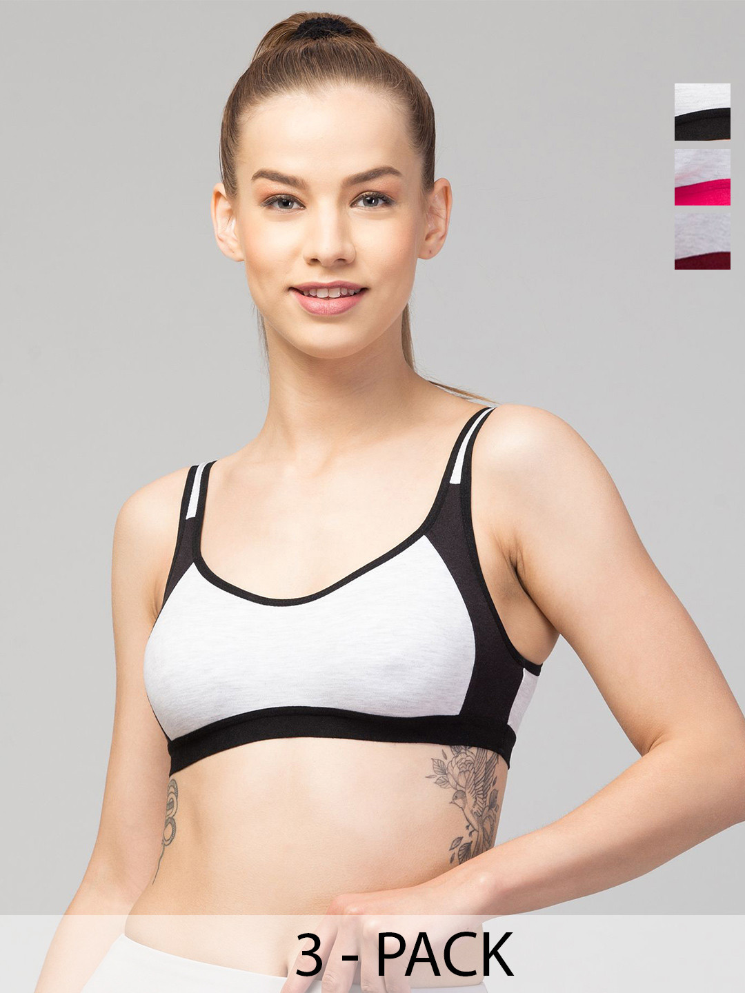 

CKARFE Bra Full Coverage, Black