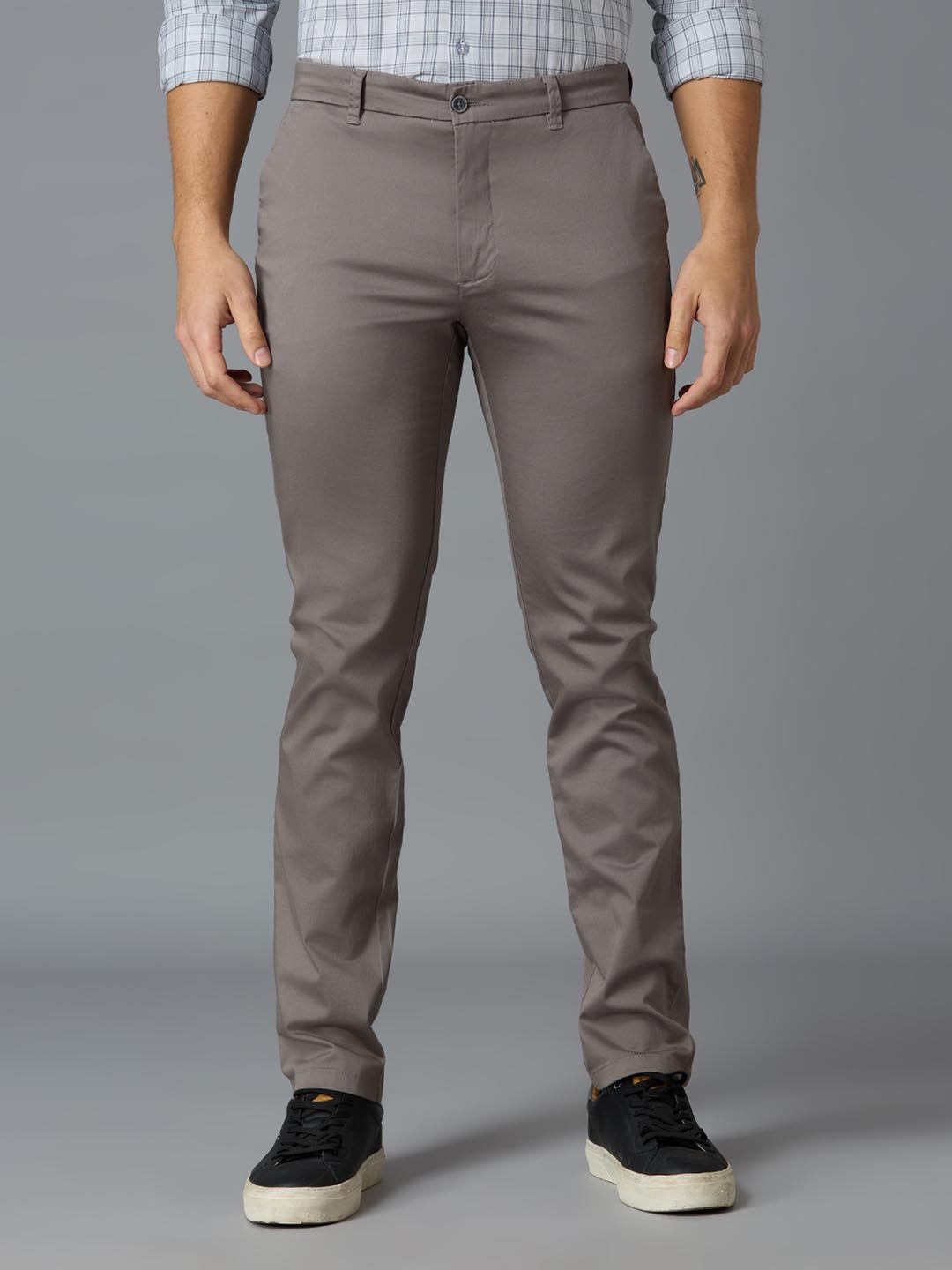 

Reid & Taylor Men Tailored Regular Trousers, Grey