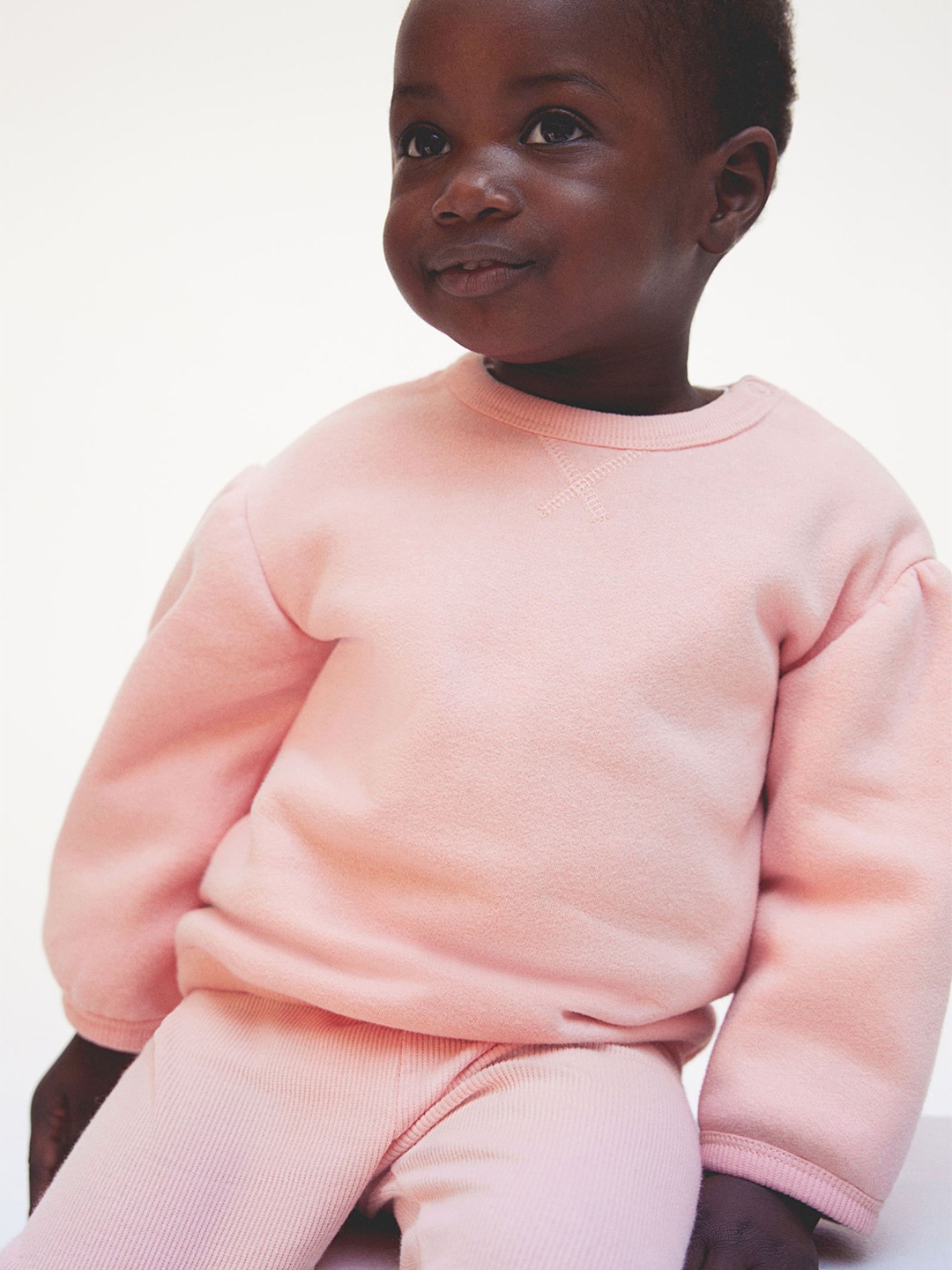 

H&M Boys 2-Piece Sweatshirt And Leggings Set, Pink