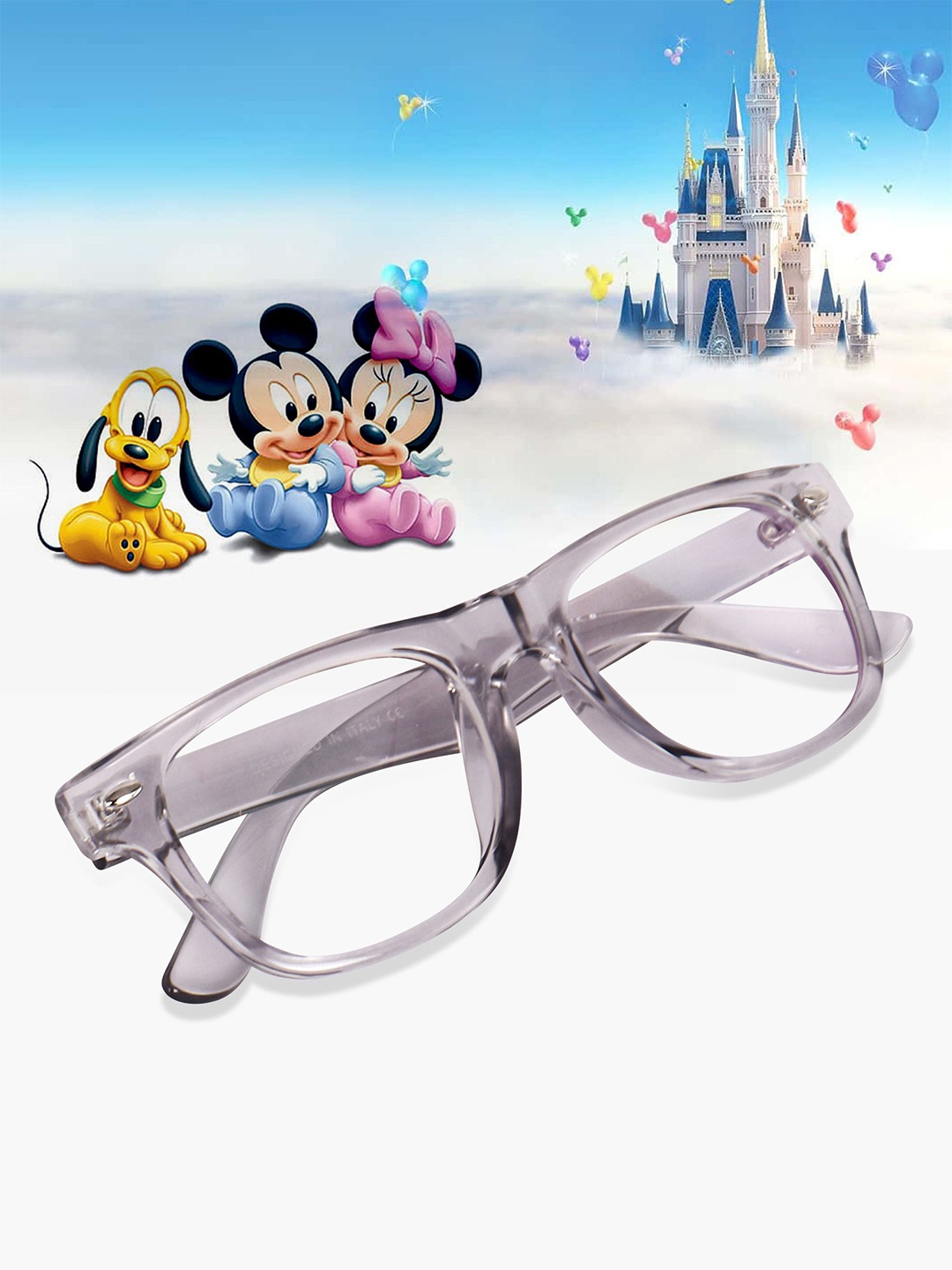 

Peter Jones Eyewear Unisex Kids Full Rim Square Frames, Grey