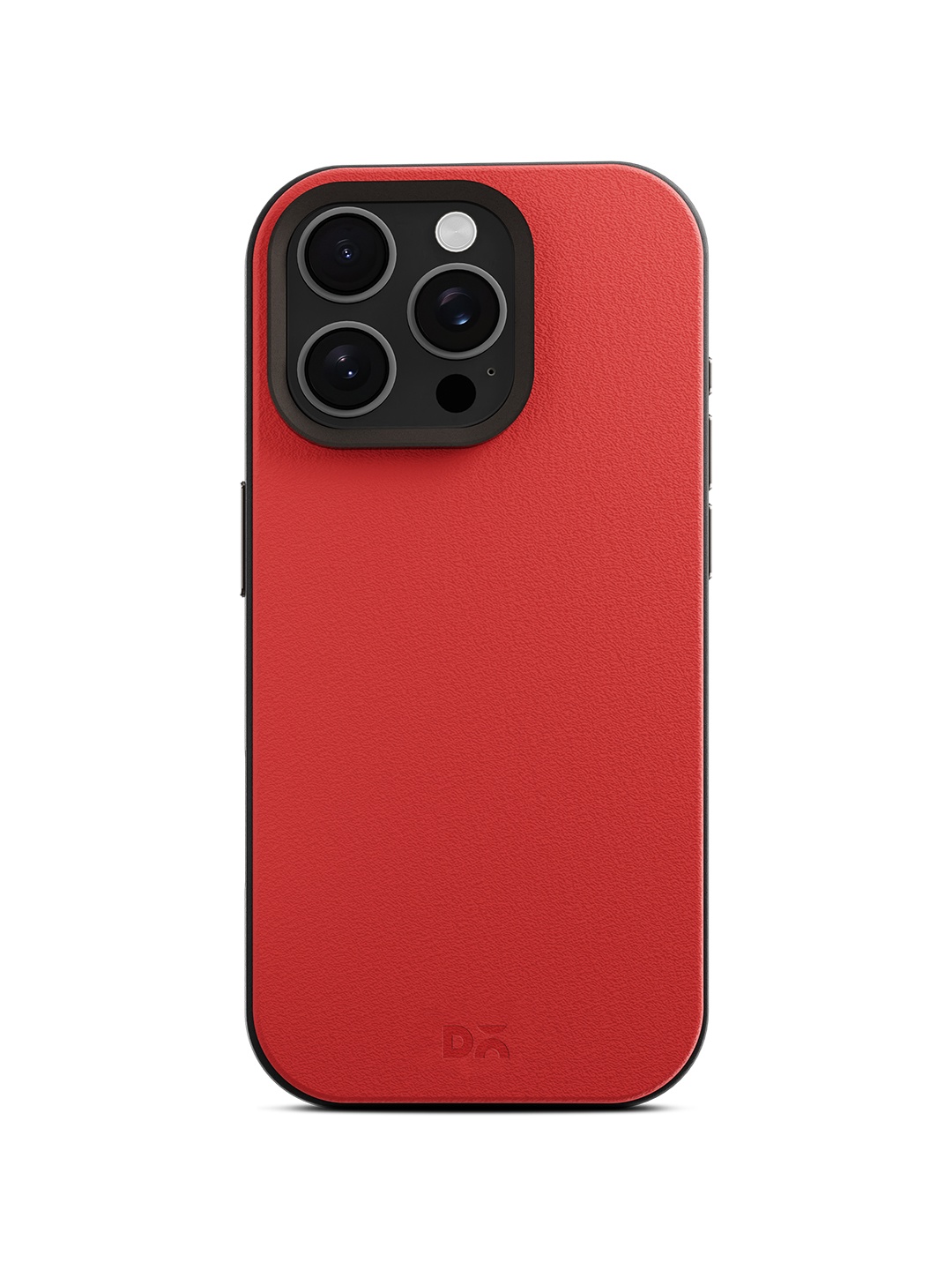 

DailyObjects Leatherite MagSafe iPhone 15 Pro Max Back Case, Red