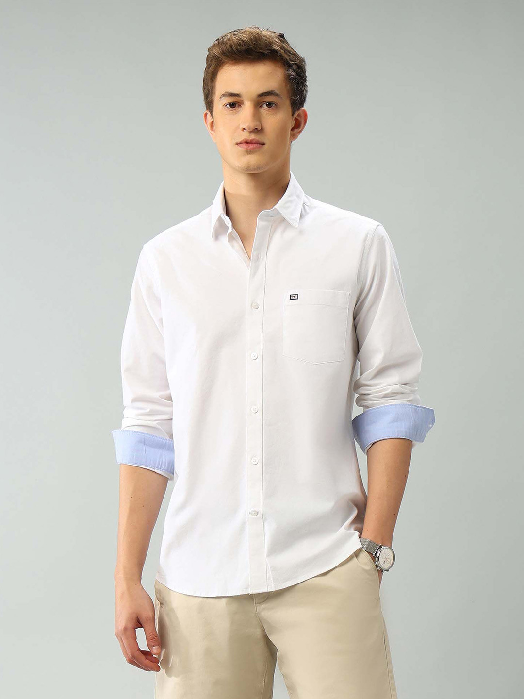 

Arrow Sport Air Soft Solid Oxford Shirt, White