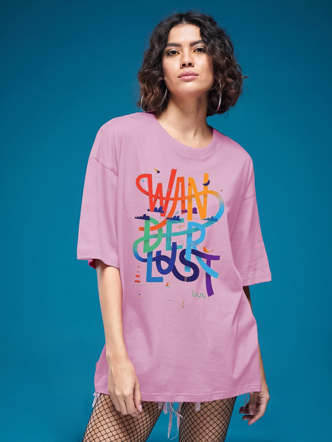 

SMARTEES Women Printed Pockets T-shirt, Pink