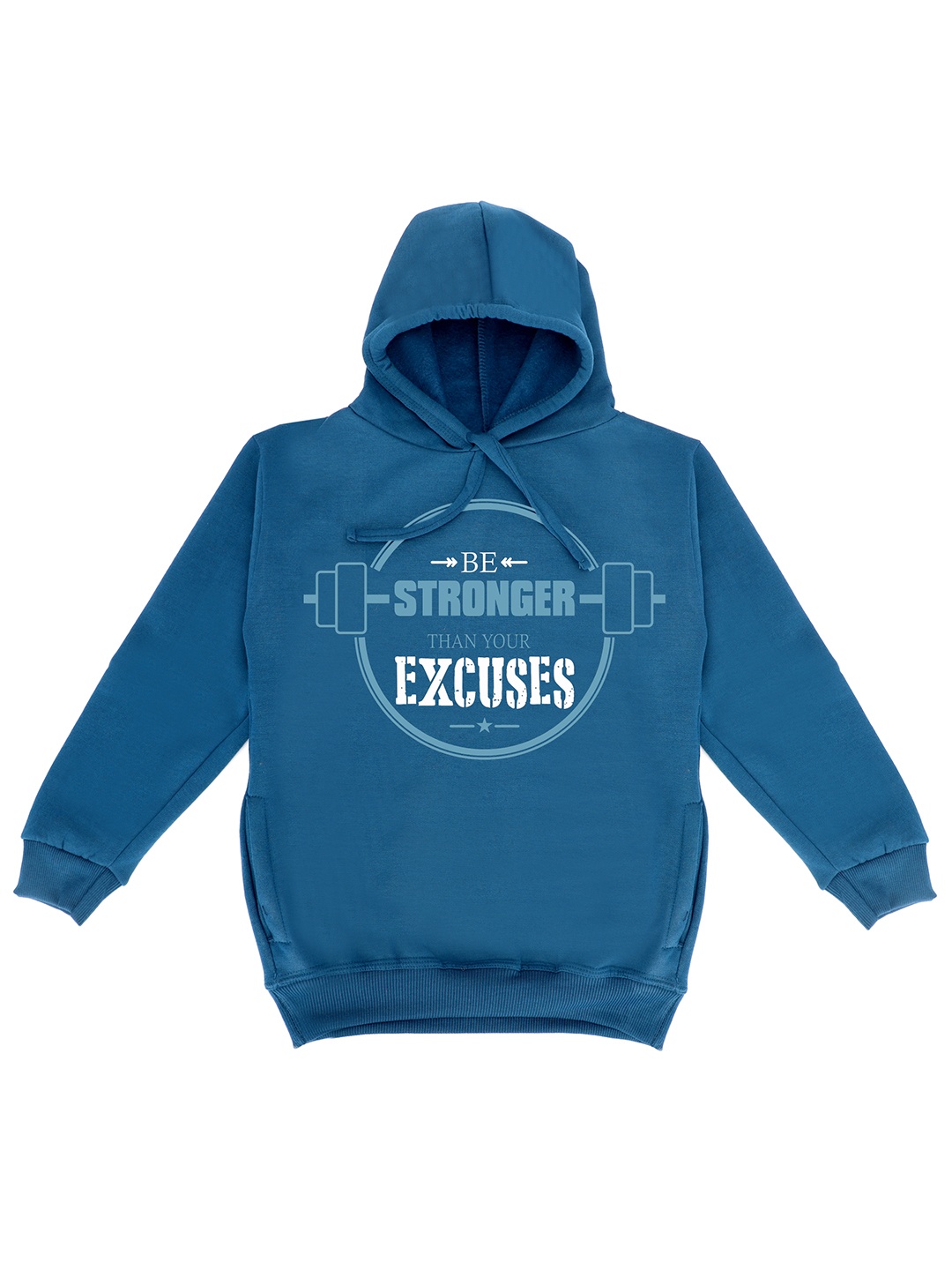 

Fabvio Plus Kids Printed Hooded Sweatshirt, Blue