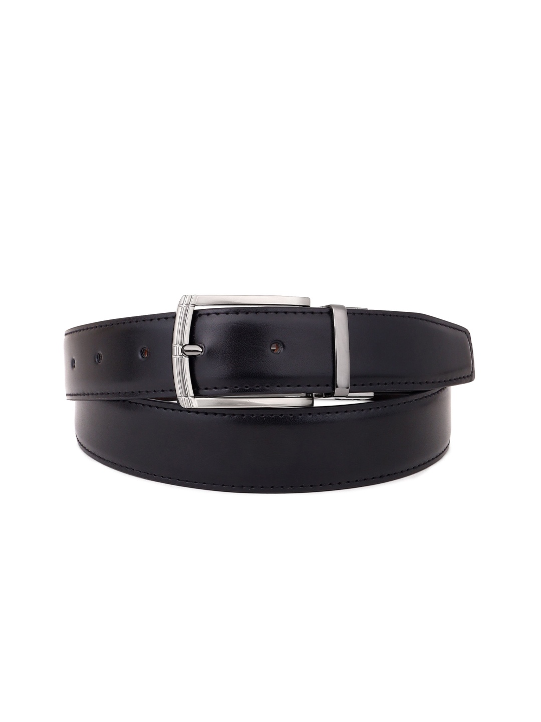 

Provogue Men Textured Reversible Formal Belt, Black