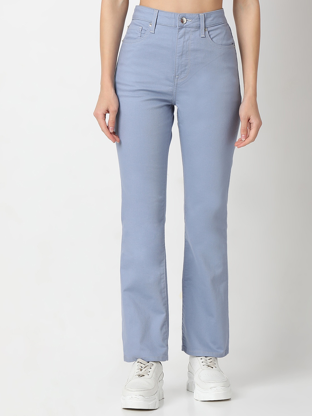 

SPYKAR Women Bootcut High-Rise Jeans, Blue