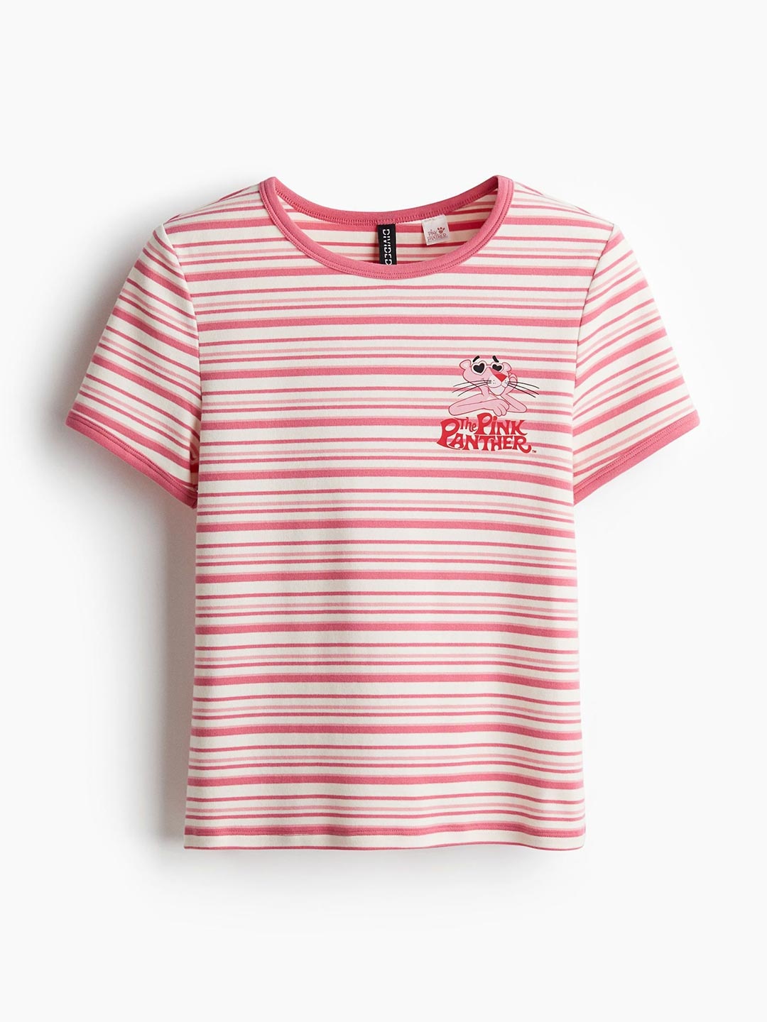 

H&M Printed T-shirt, Pink