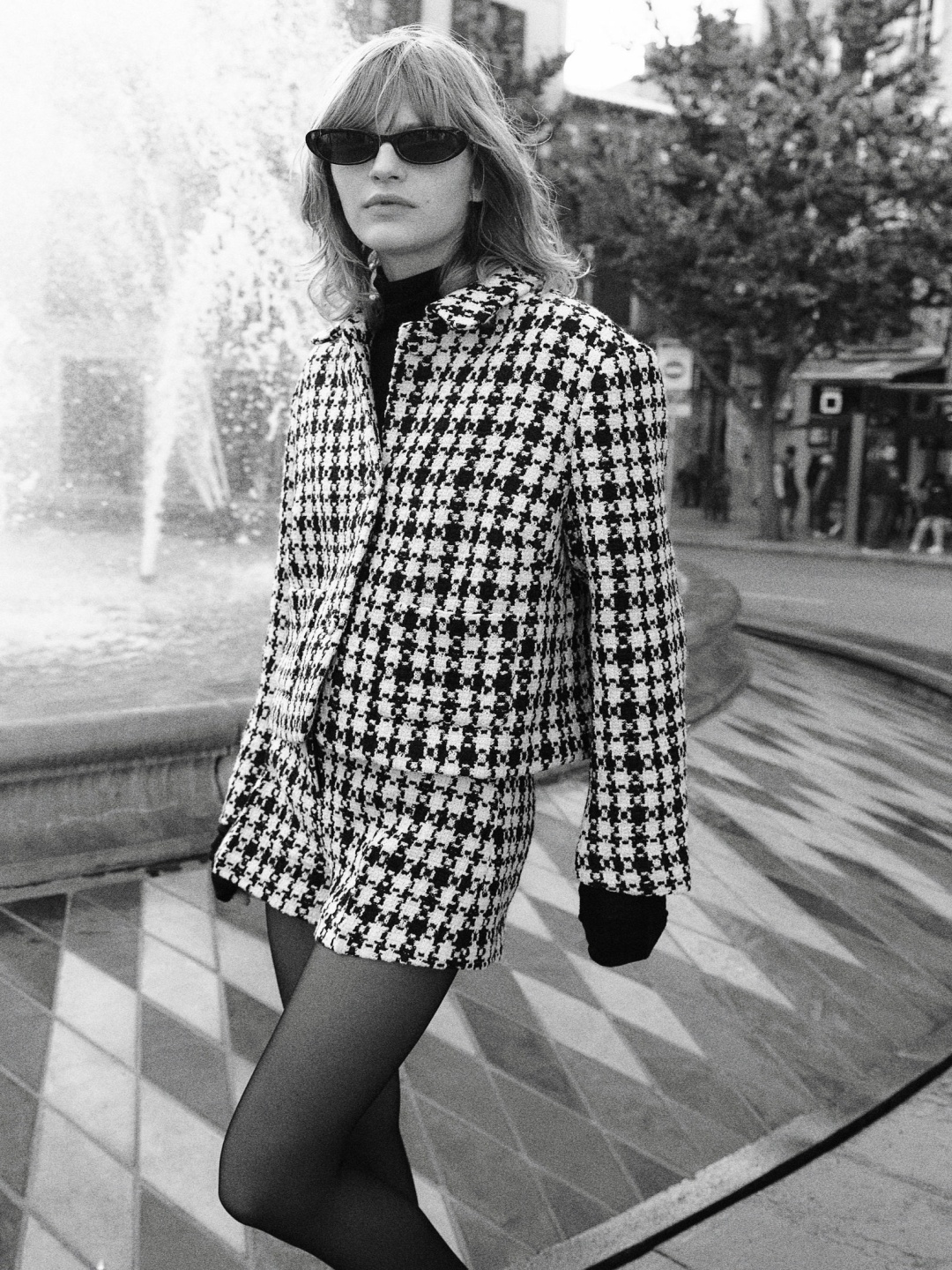 

H&M Jacquard-Weave Jacket, White
