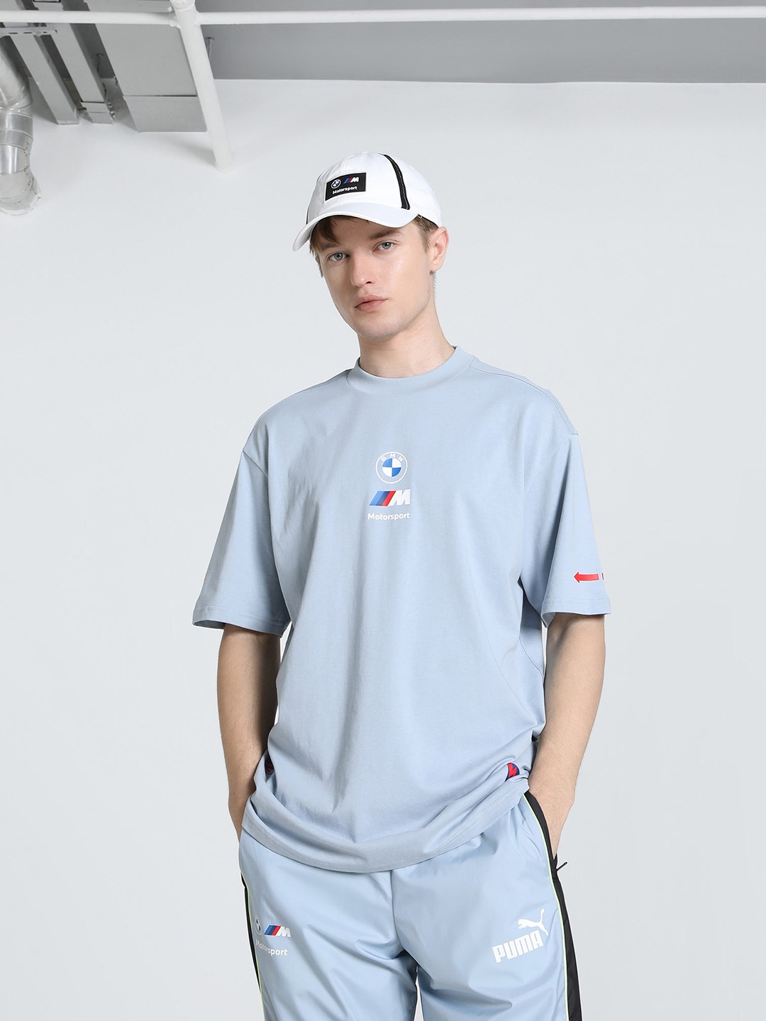 

PUMA Motorsport Men BMW M Graphic Printed Sports T-shirt, Blue