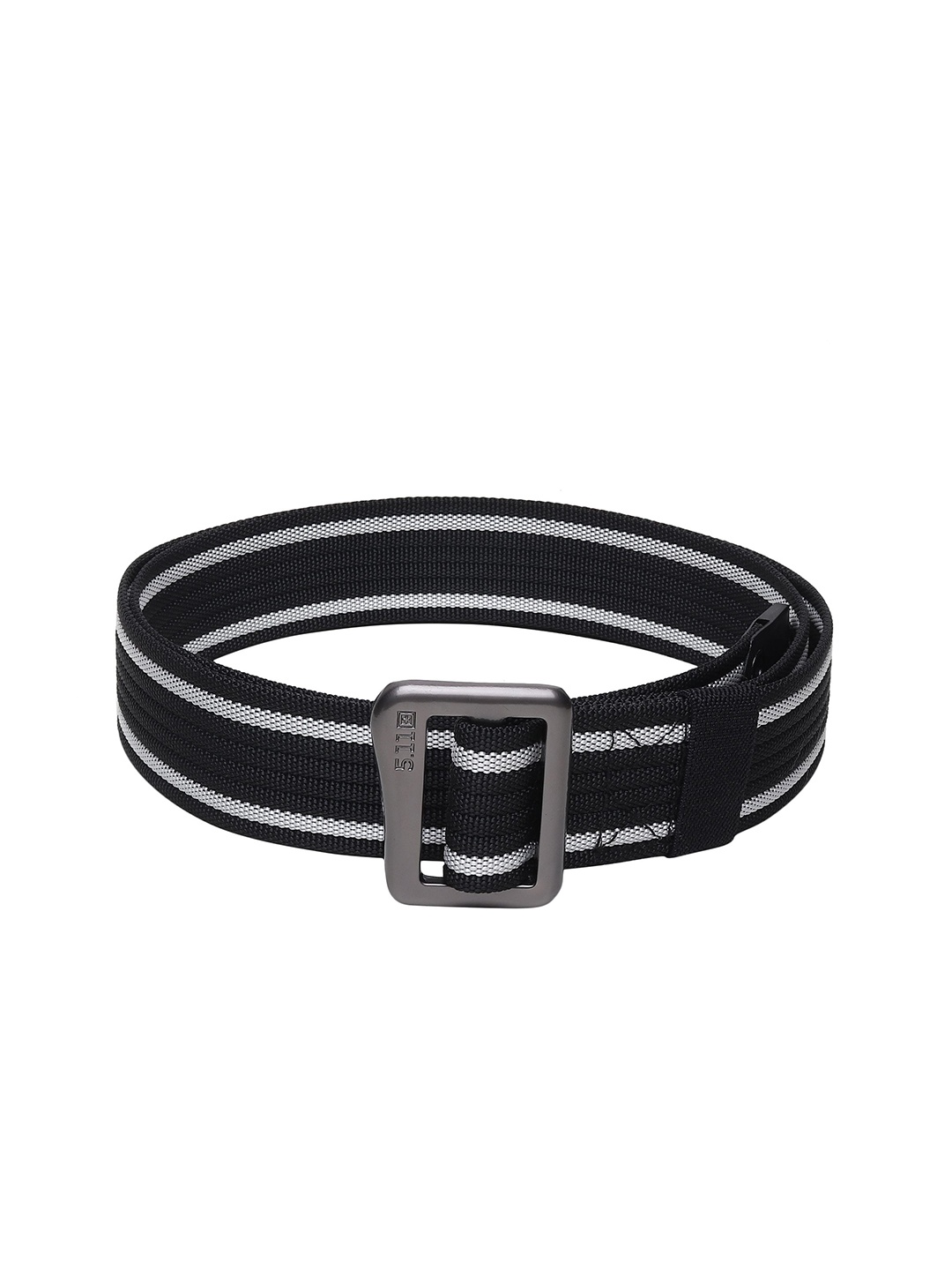 

Metronaut Men Woven Design Belt, Black