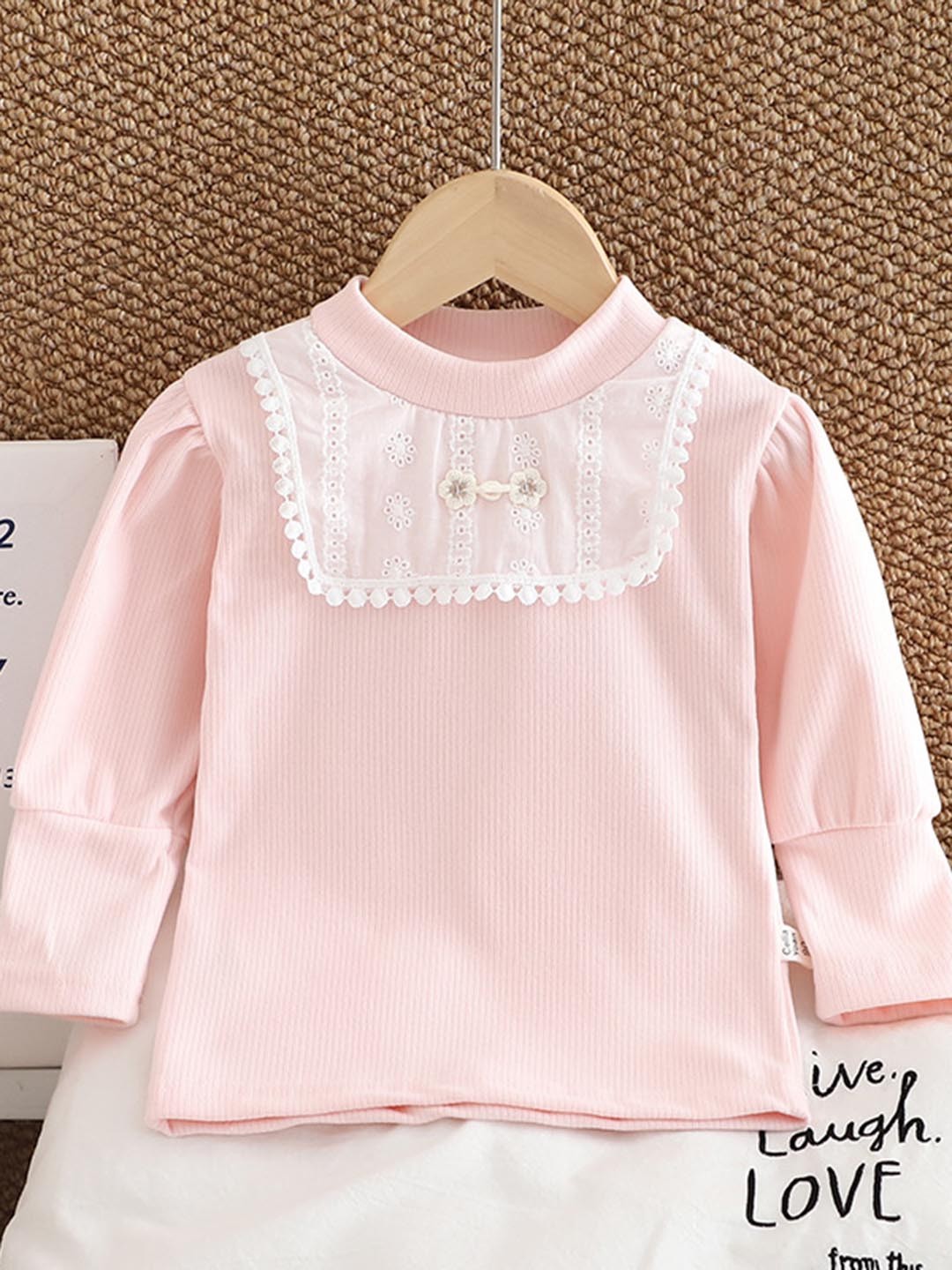 

YK Girls Opaque Casual Shirt, Pink