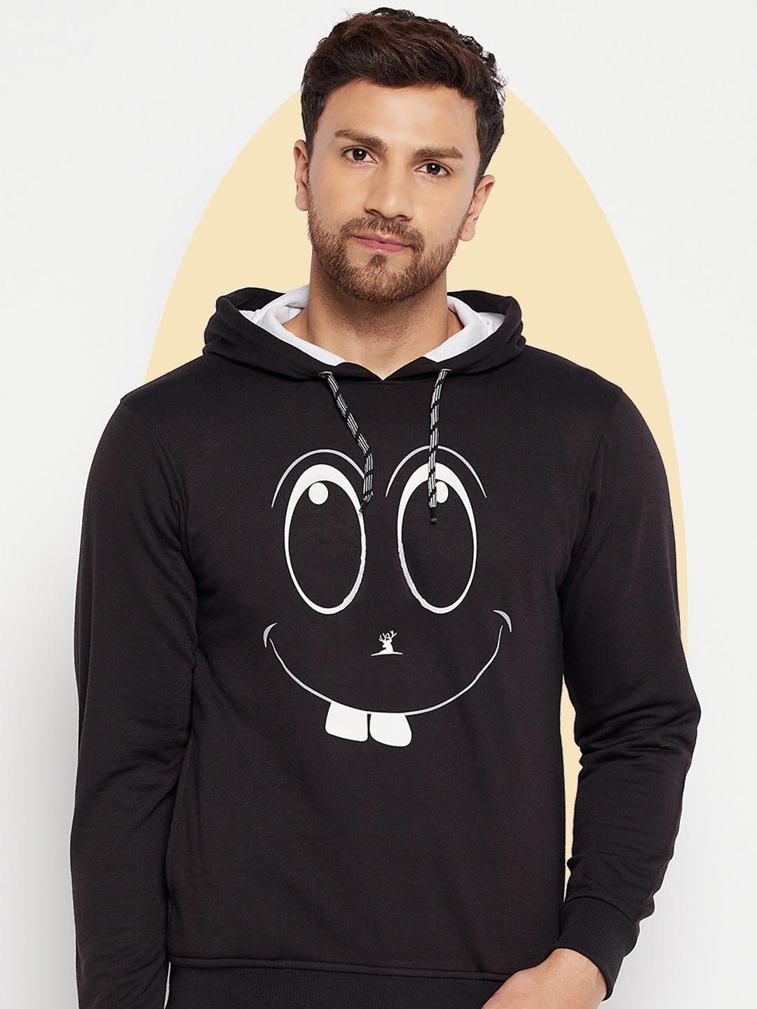 

LYCOS Men Printed Sweatshirt, Black