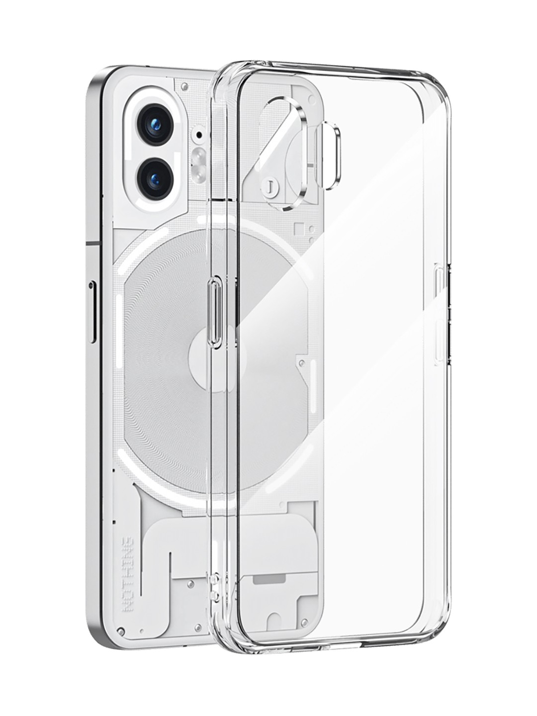 

DailyObjects Clear Nothing Phone 2 Back Case, Transparent