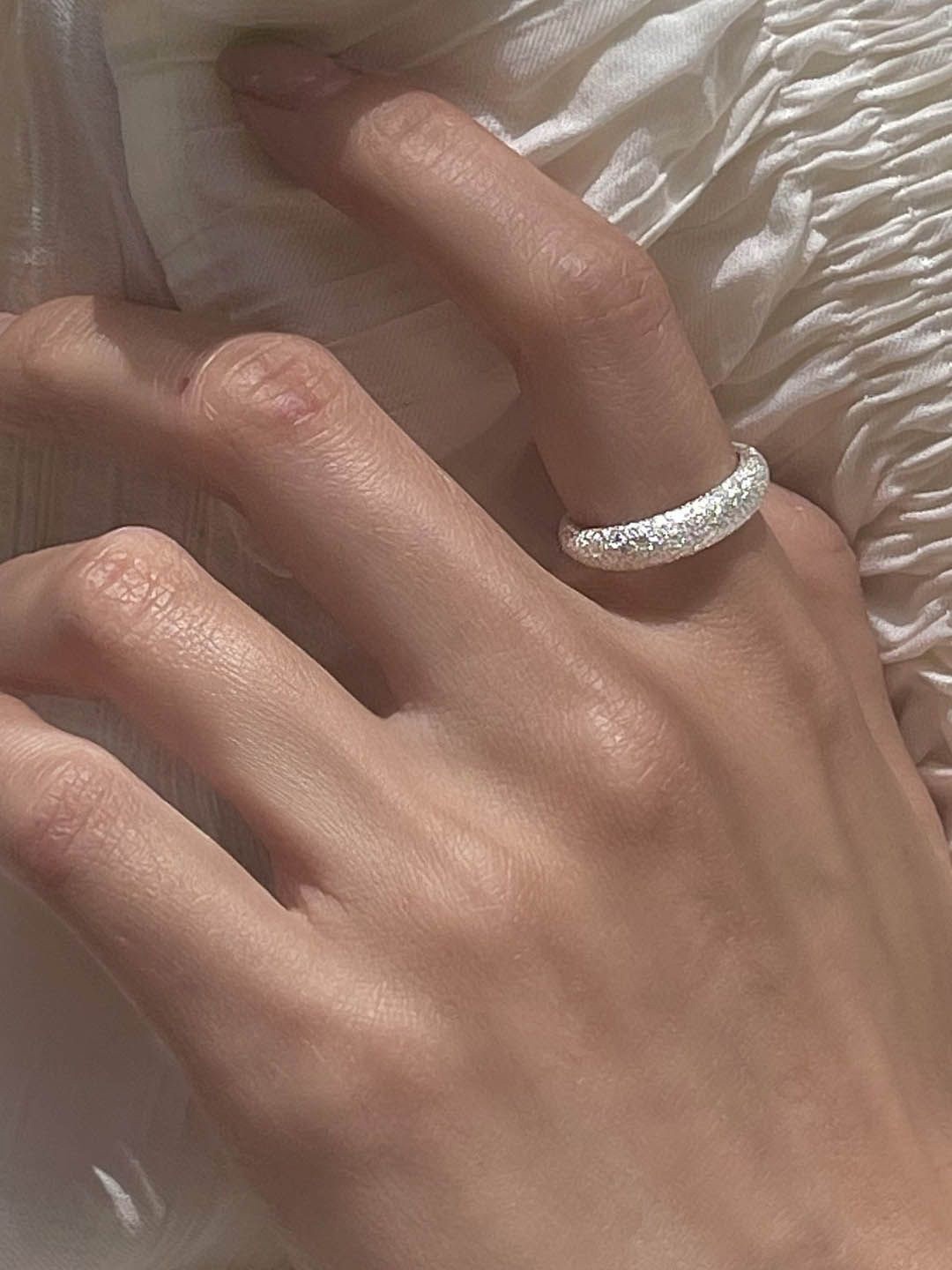 

StyleCast Silver Plated Round Shaped Adjustable Finger Ring