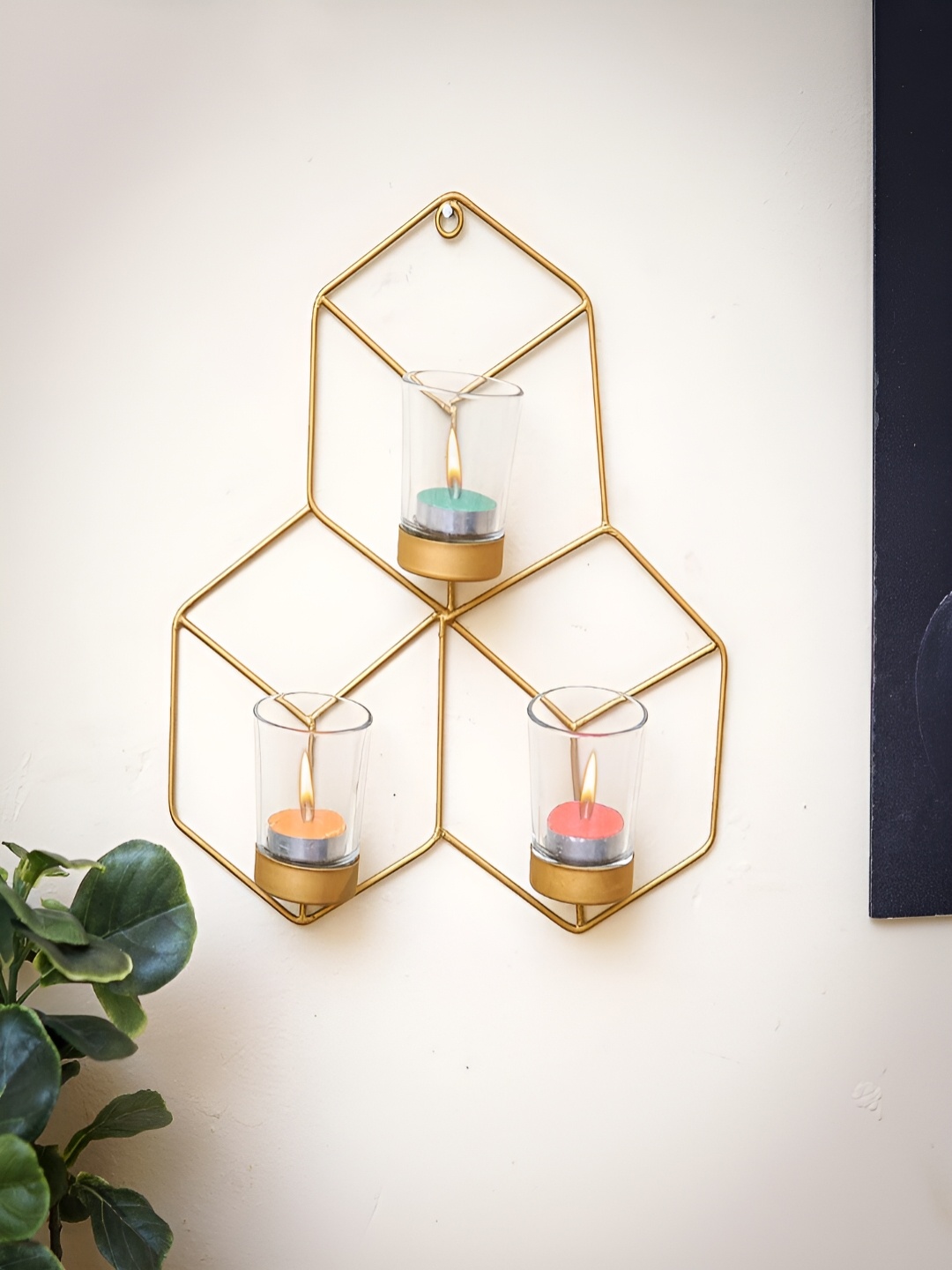 

Craftlayout Gold-Toned Candle Holder