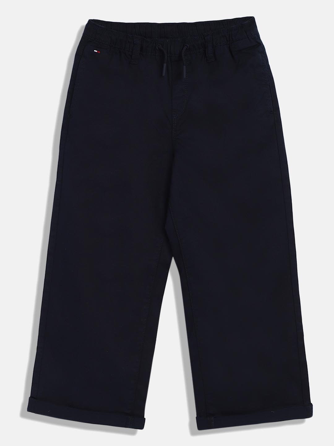 

Tommy Hilfiger Girls Embroidered Original Trousers, Blue