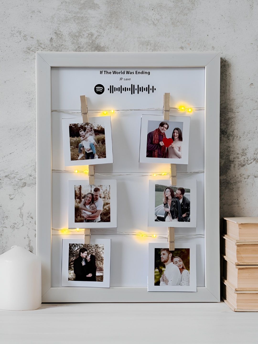 

Art Street White 5 to 7 Pieces Wood Table Photo Frames