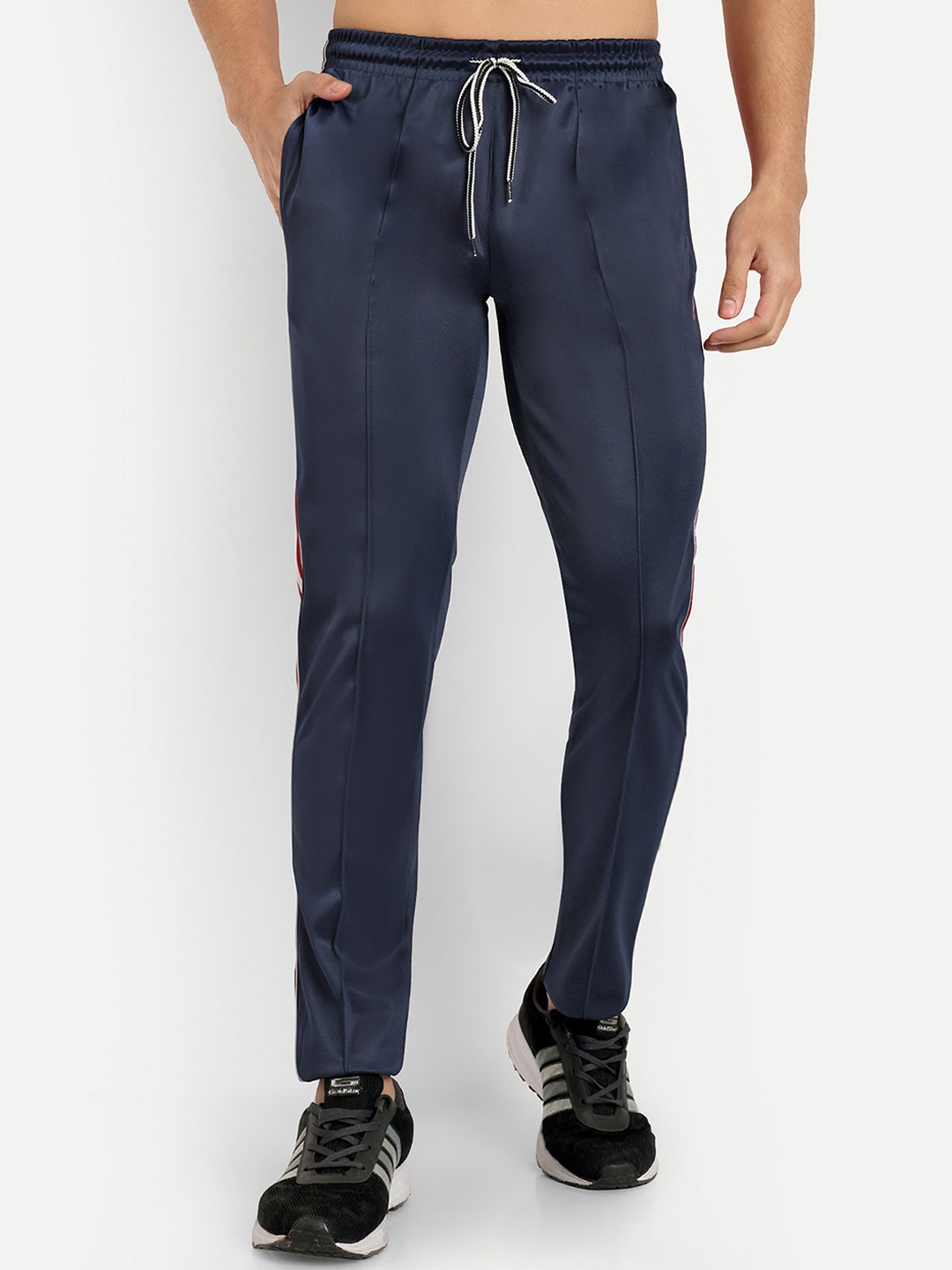

Moda Rapido Men Slim Fit Track Pants, Navy blue