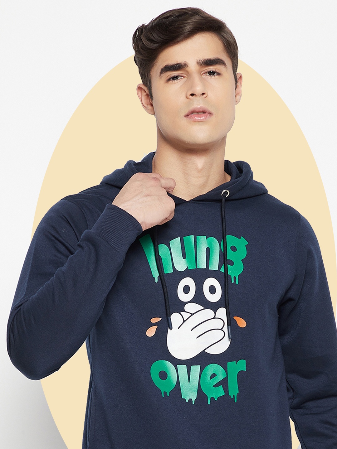 

LYCOS Men Printed Sweatshirt, Navy blue