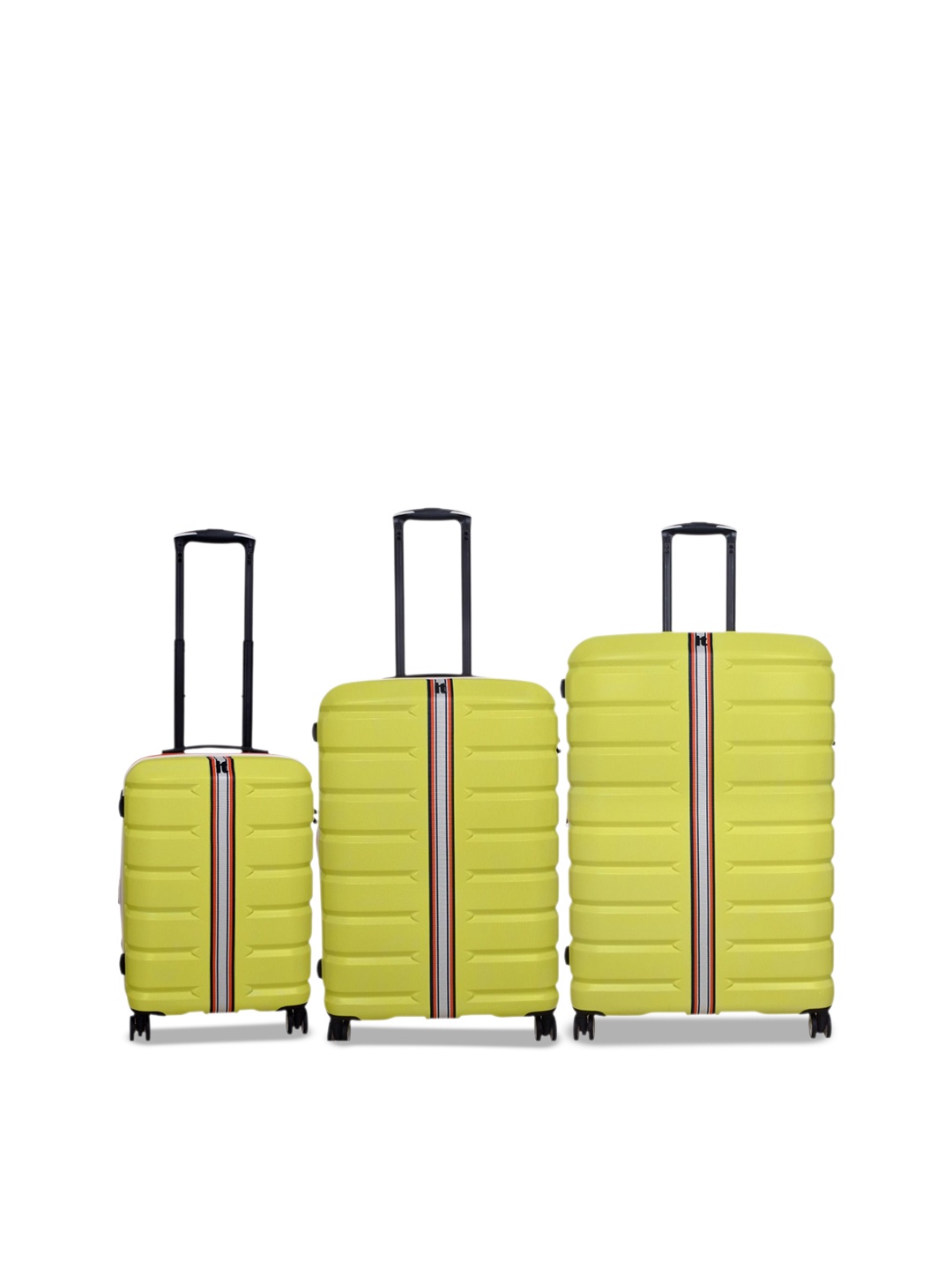 

IT luggage Intertide Set Of 3 Hard Sided Trolley Bag, Green